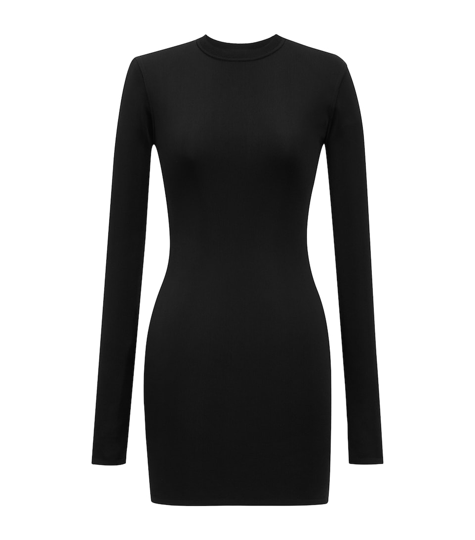 Long-Sleeve Mini Dress