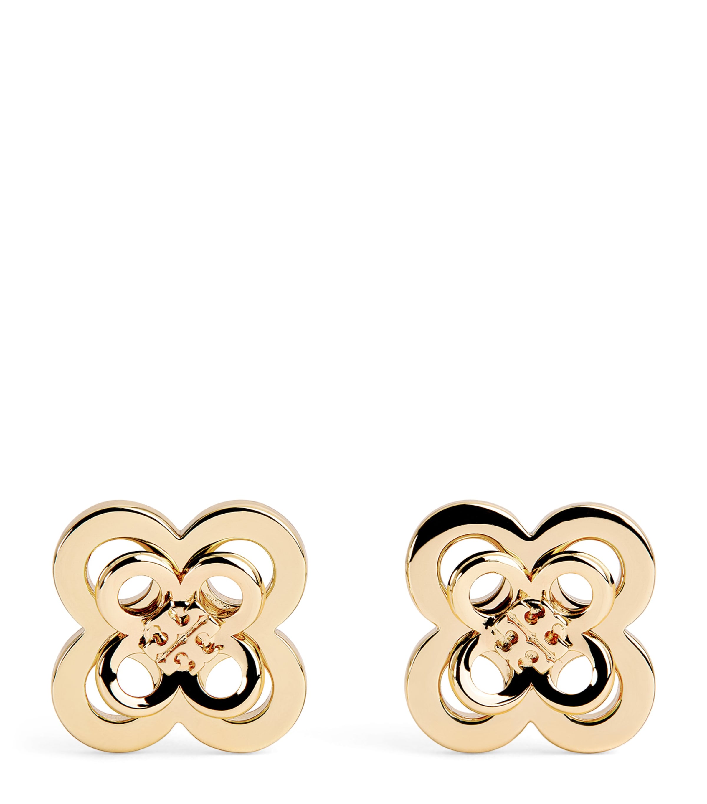 Kira Clover Stacked Stud Earrings