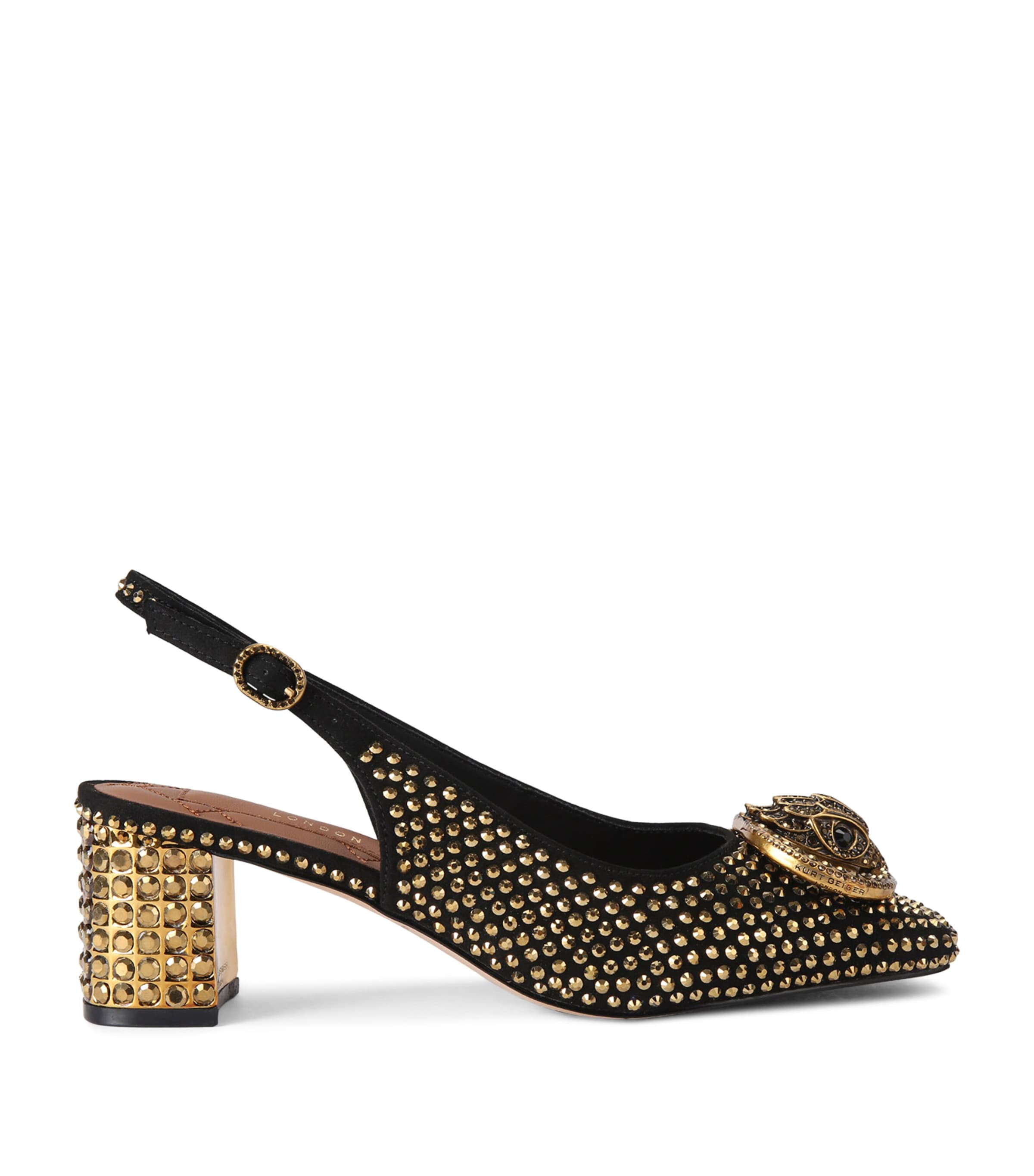 Embellished Chelsea Slingback Pumps