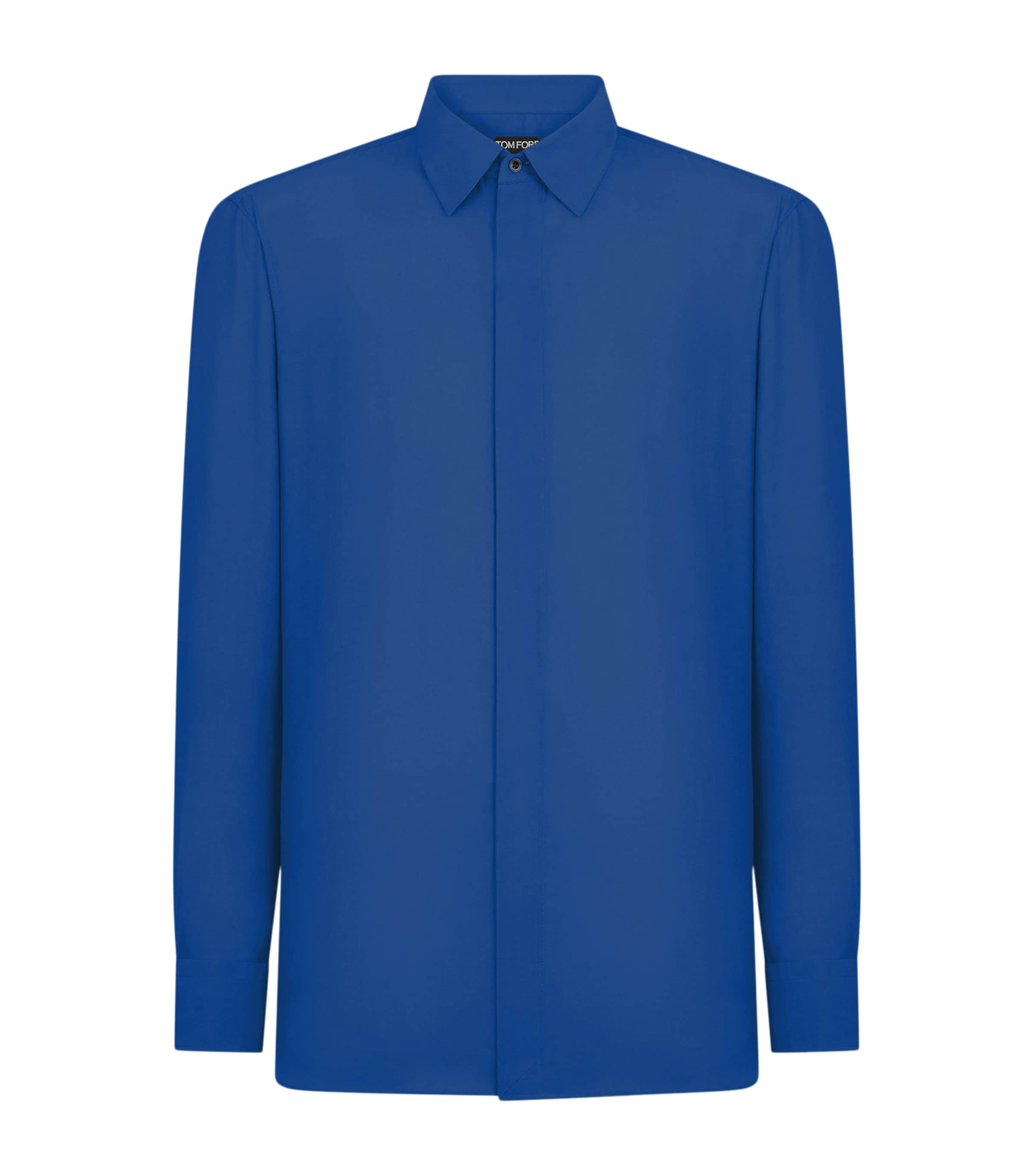TOM FORD Mens Cotton-Silk Shirt Udc