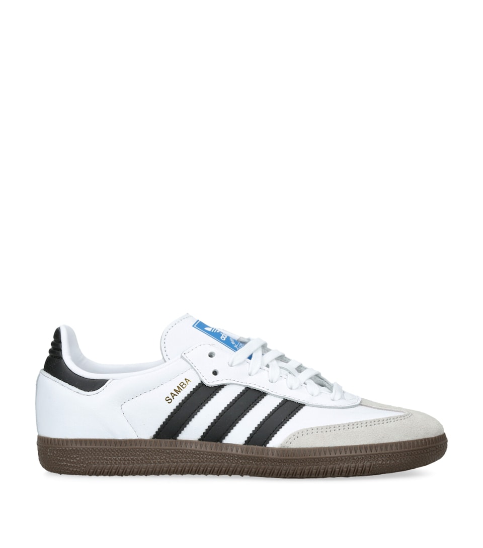 adidas Kids Leather Samba OG Sneakers Black/comb