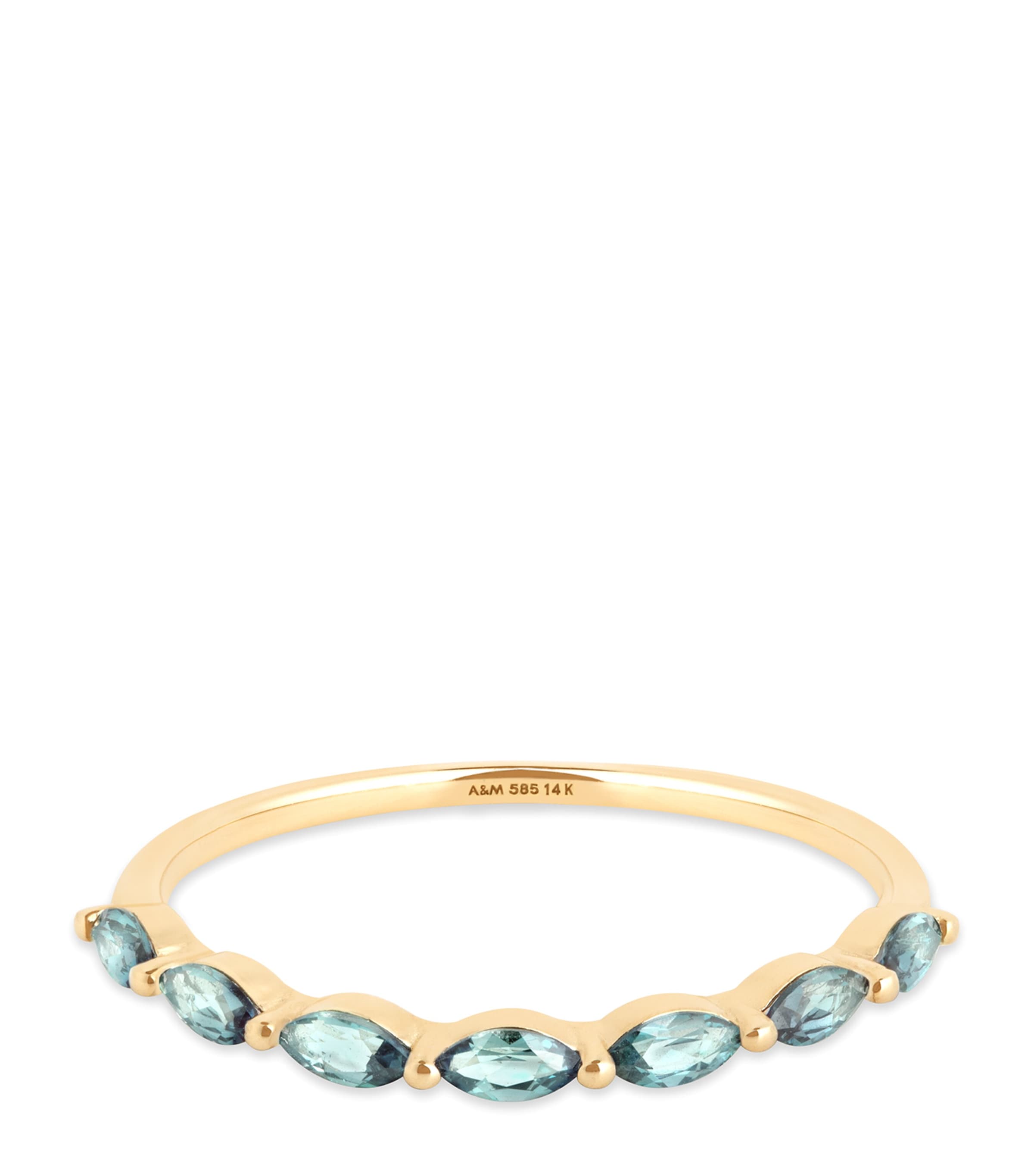 Yellow Gold and Alexandrite Marquise Ring