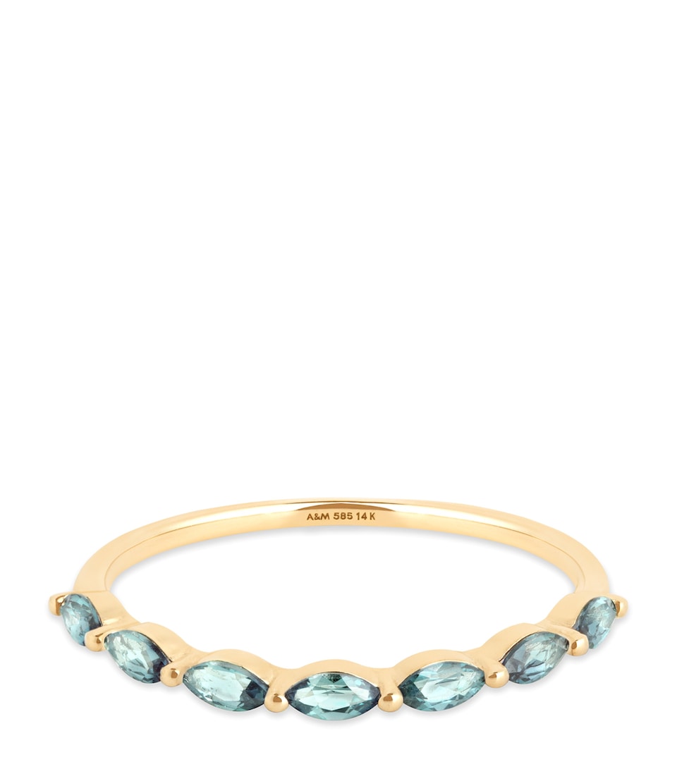 Yellow Gold and Alexandrite Marquise Ring