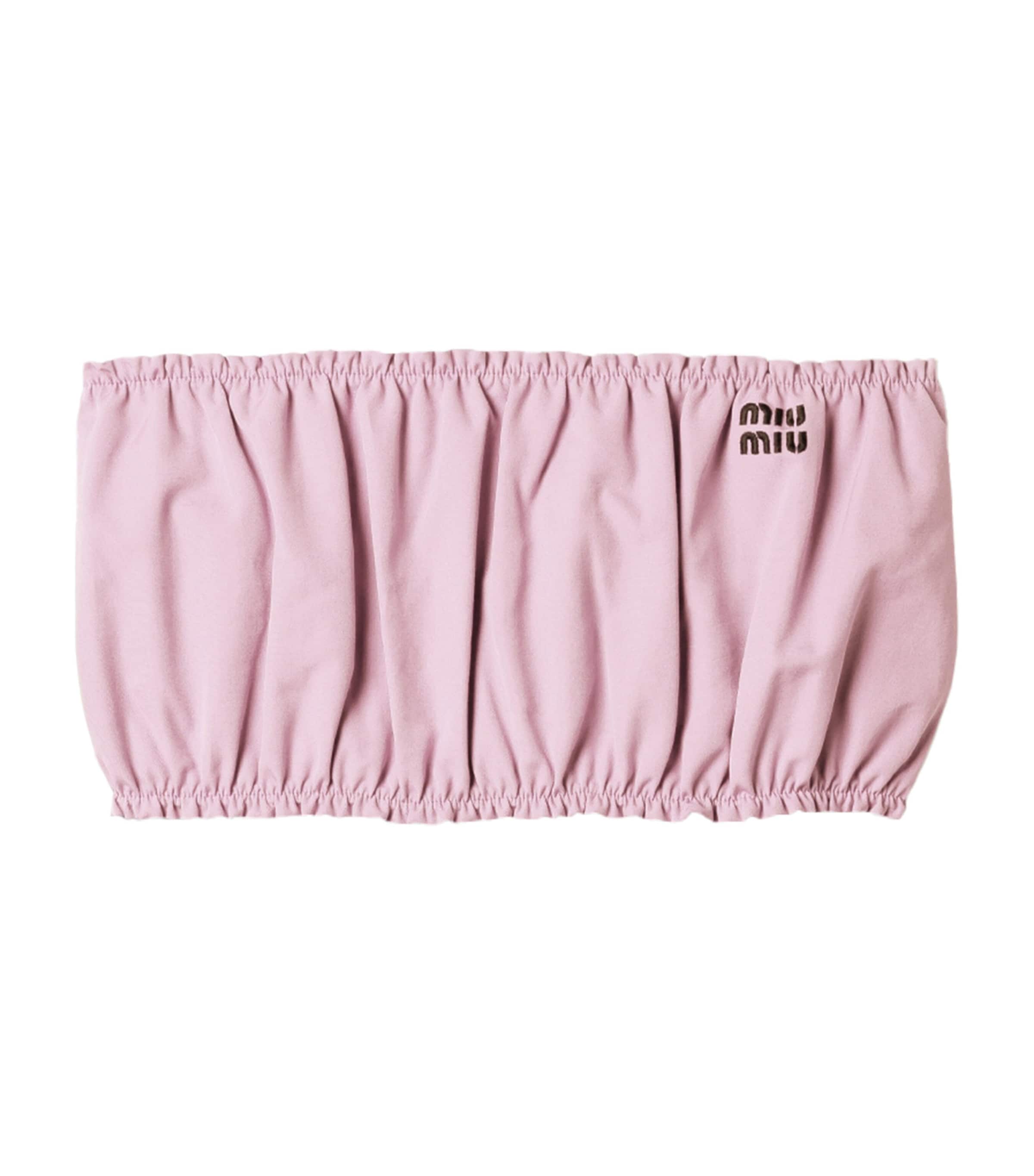 Cotton Poplin Bandeau Top