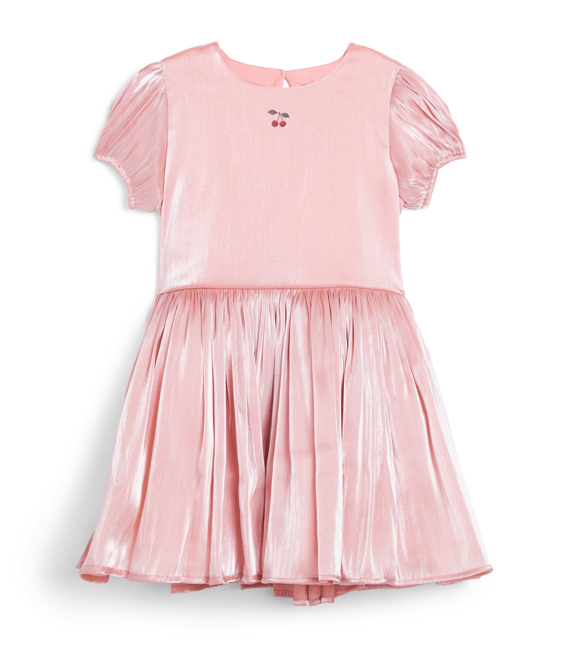 KONGES SLOJD Satin Fia Dress (18 Months-10 Years) Pink