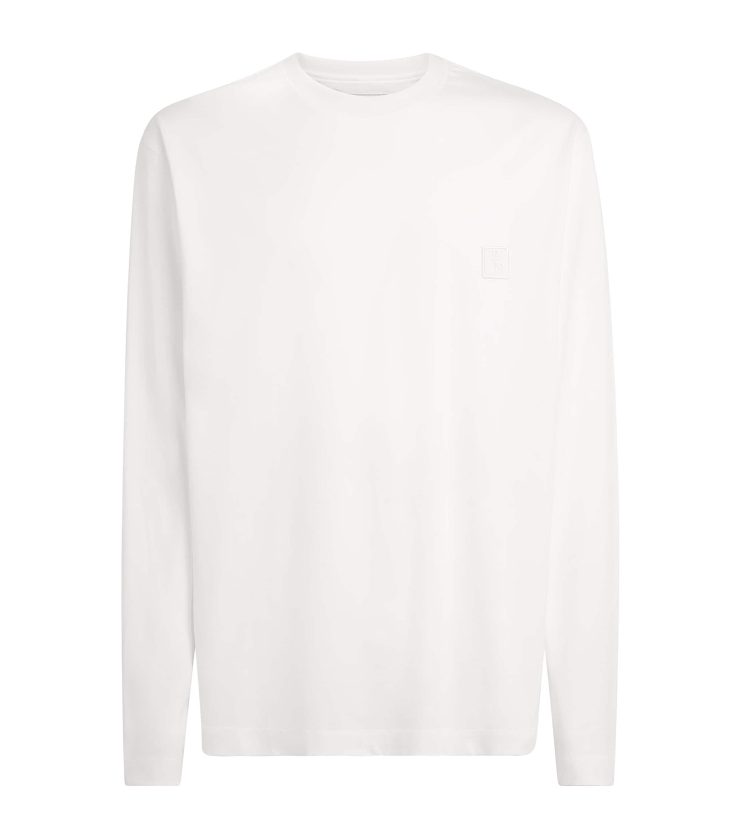 Wooyoungmi Mens Cotton Graphic Print T-Shirt White