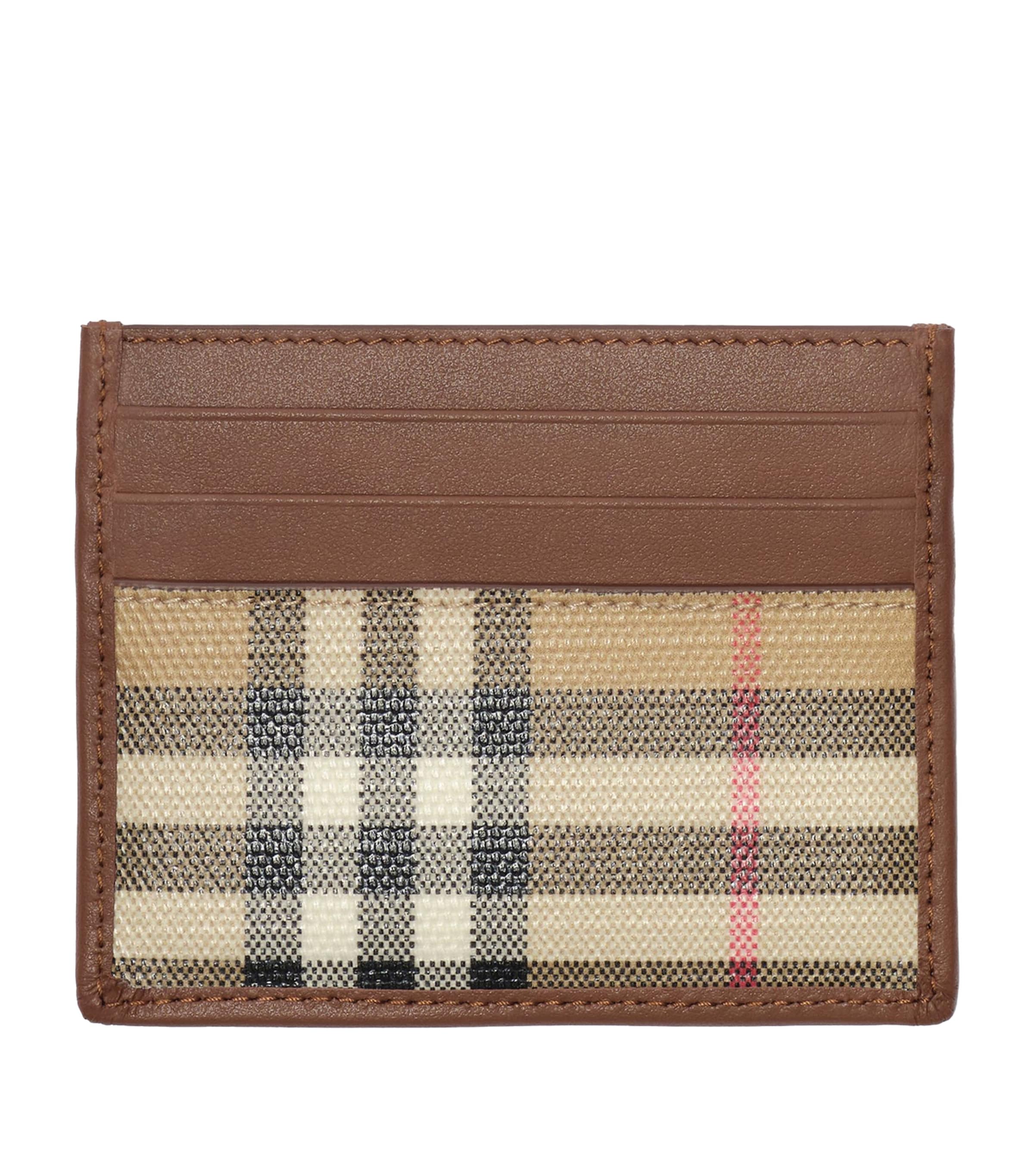 Burberry Check Card Holder Archive Beige