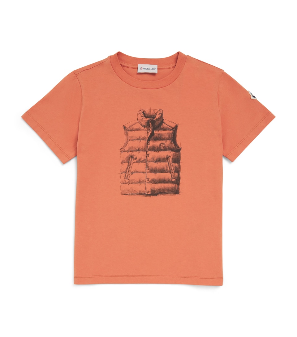 Moncler Enfant Cotton Printed T-Shirt (8-10 Years)