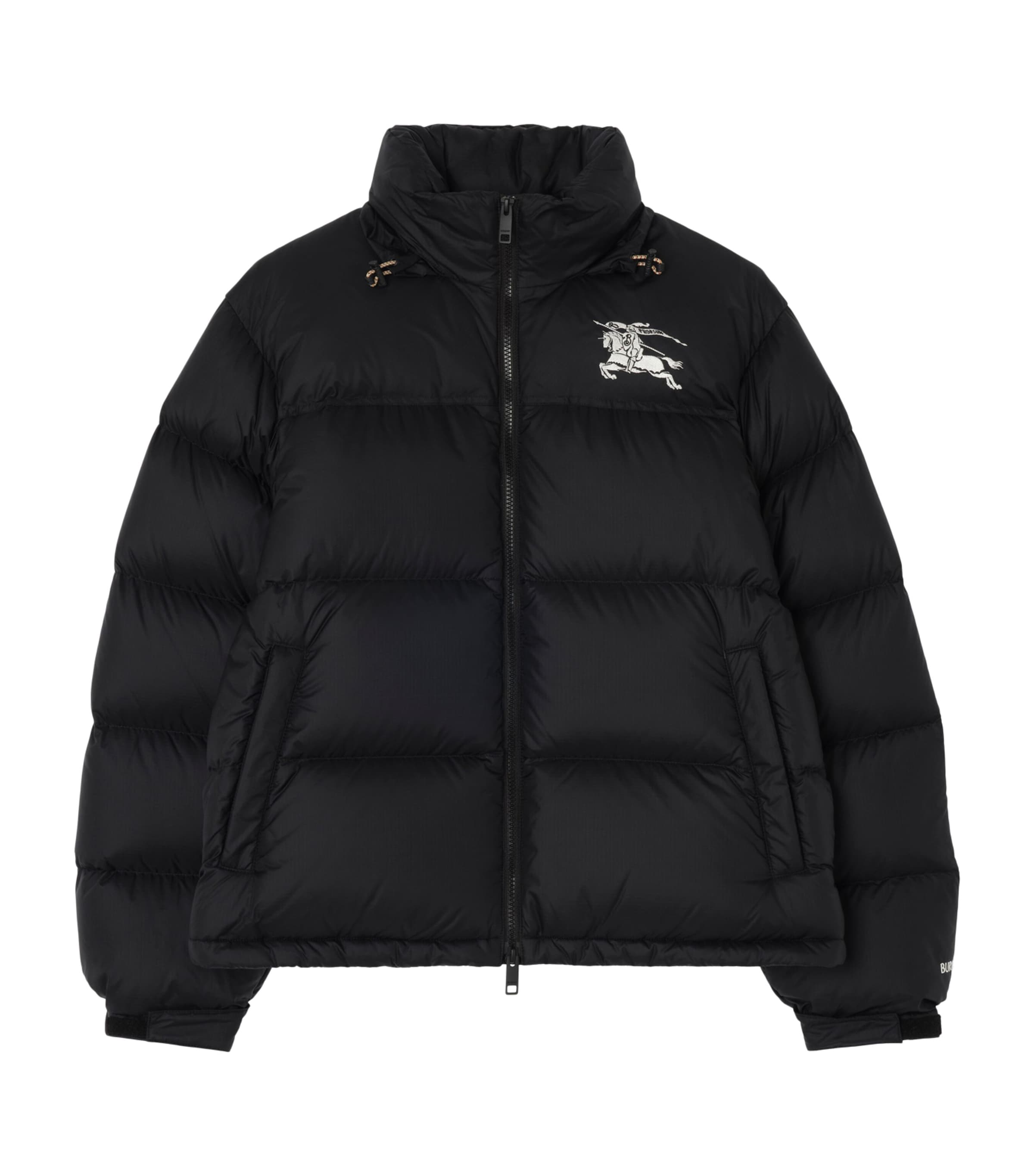 Burberry Mens Down EKD Puffer Jacket Black