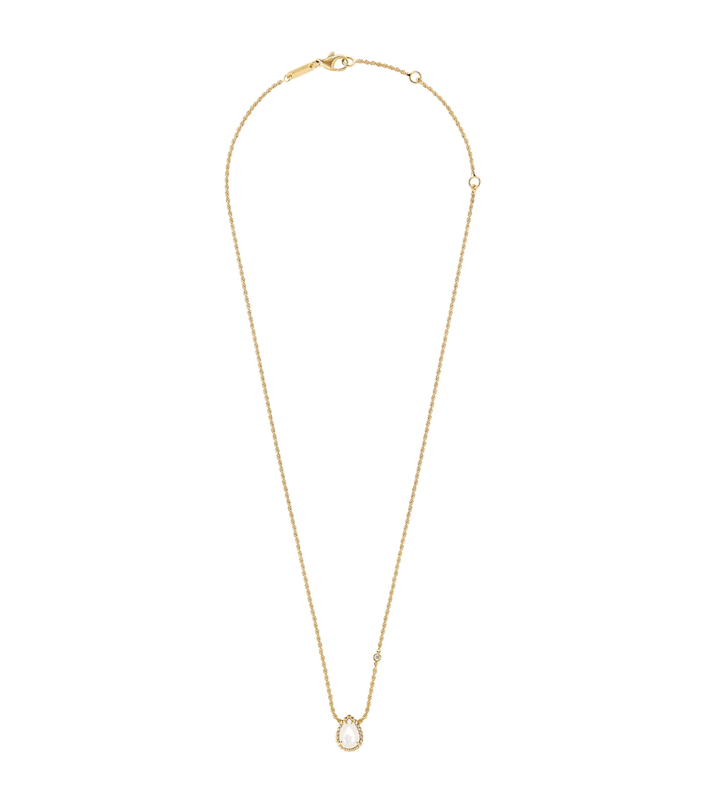 Yellow Gold, Diamond and Pinctada Maxima Serpent Bohème Necklace