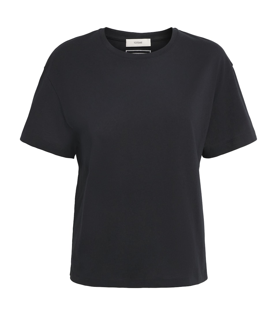 Toteme Womens Classic T-Shirt Black