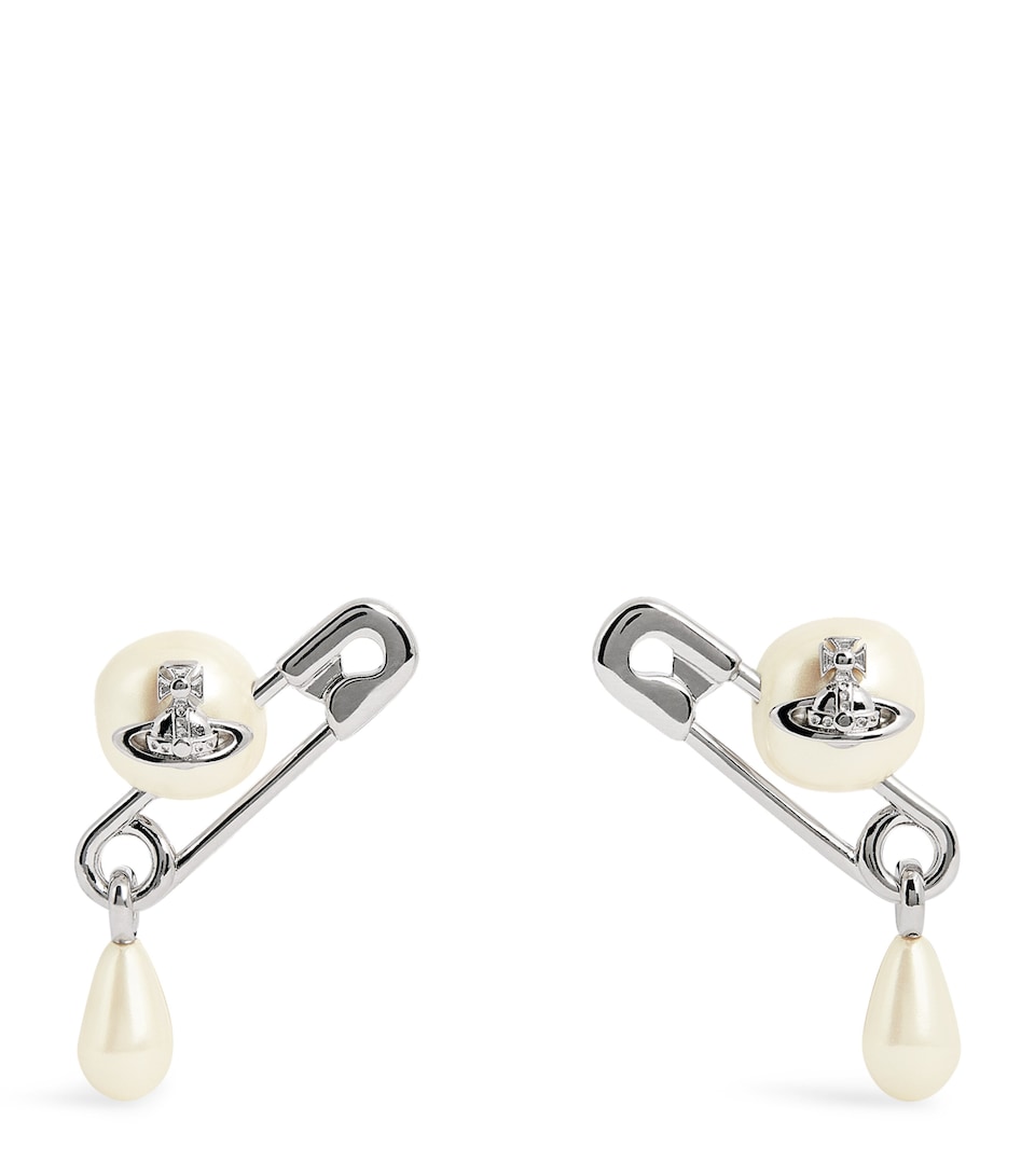 Small Faux Pearl Claude Stud Earrings