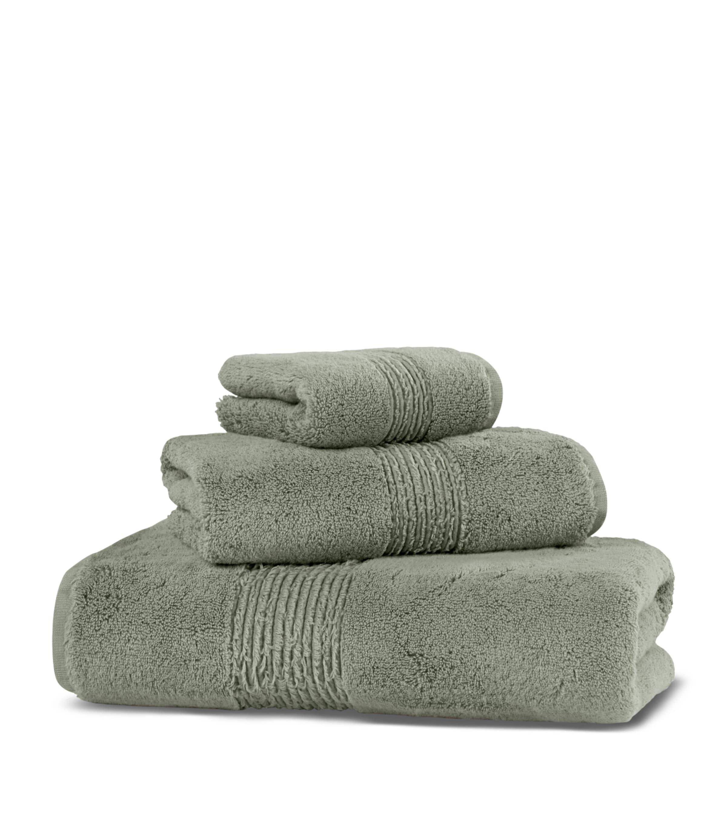 Hamam Organic Cotton Galata Bath Sheet (100cm x 150cm) Sage