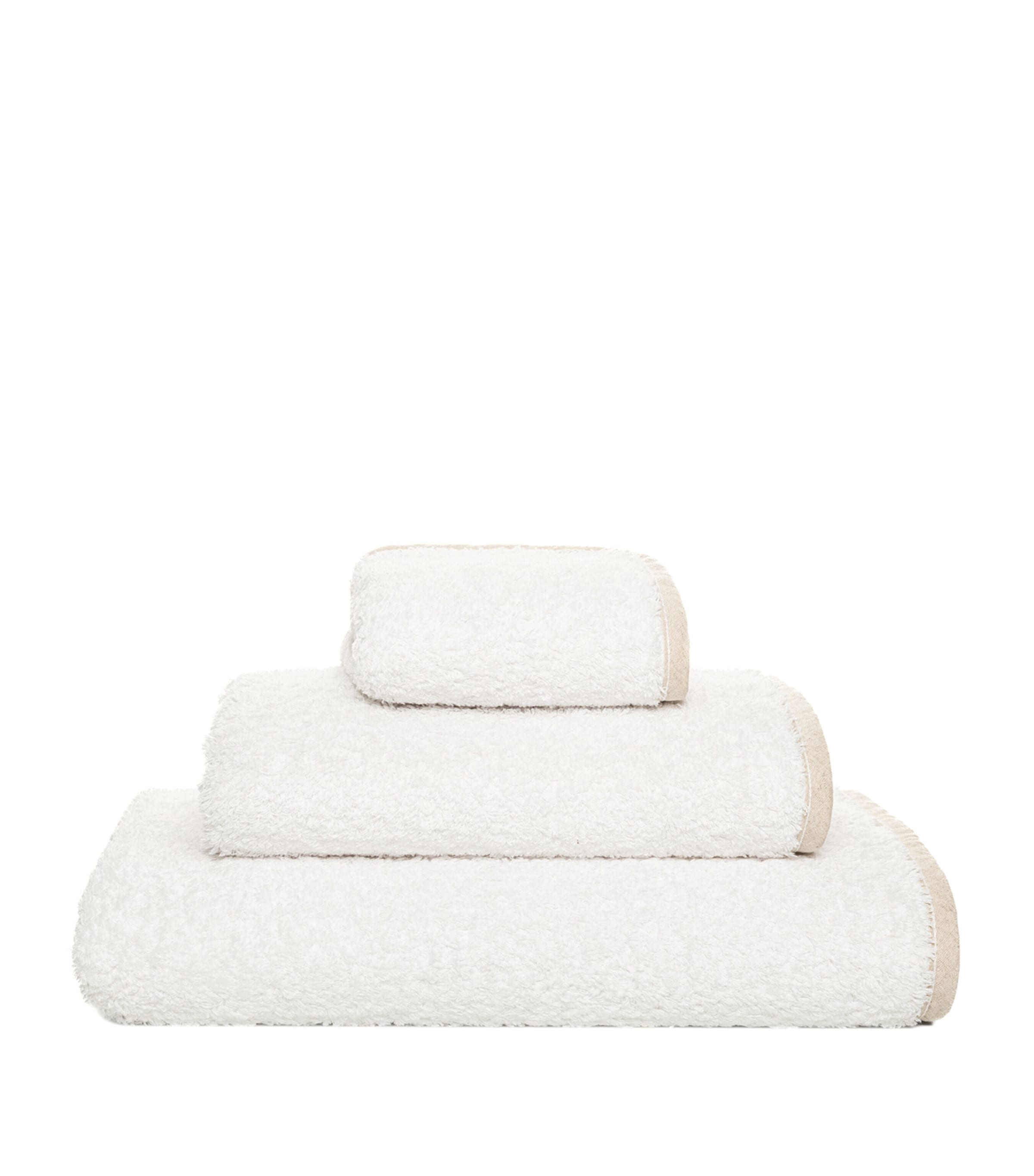 GRACCIOZA Egyptian Cotton Portobello Bath Towel (70cm x 140cm) Snow/fog