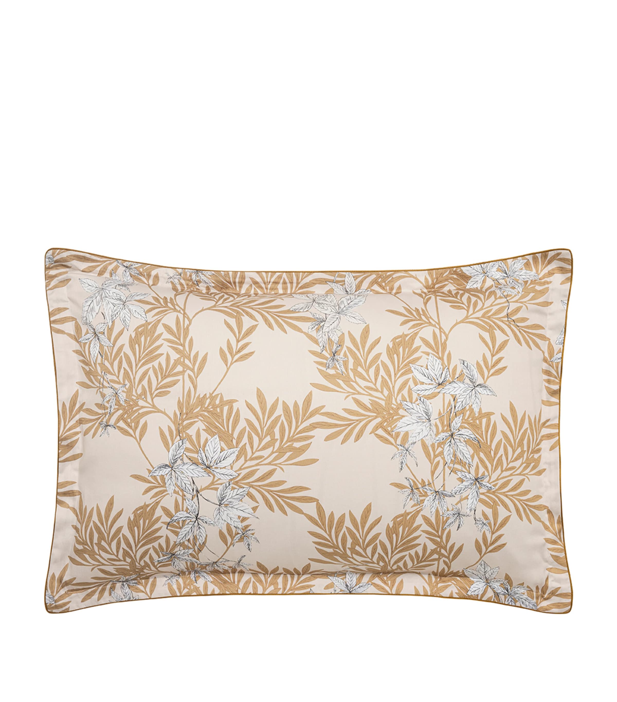 Alexandre Turpault Organic Cotton Promenade Pillowcase (50cm x 75cm) Medium Beige