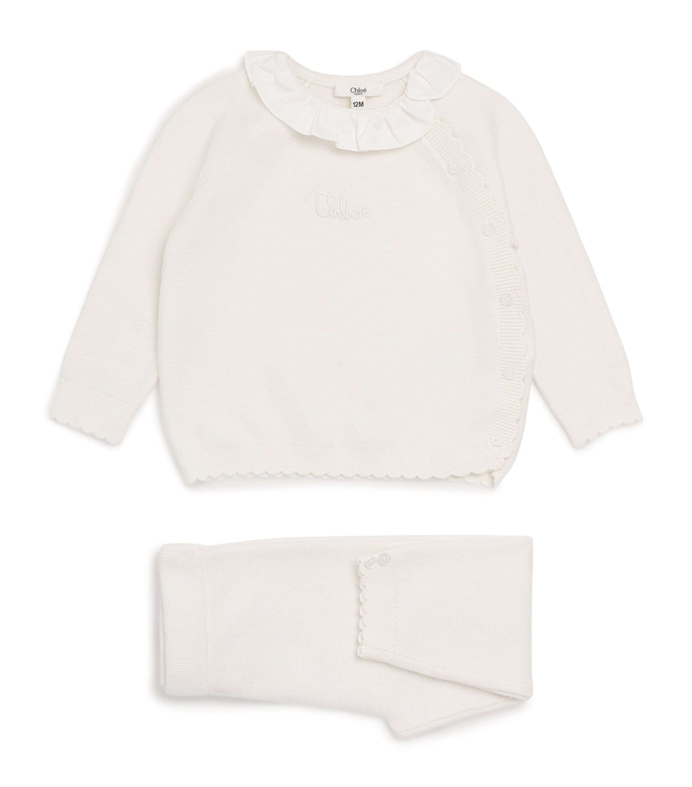 Cotton-Cashmere Sweater And Sweatpants Set (1-18 Months)
