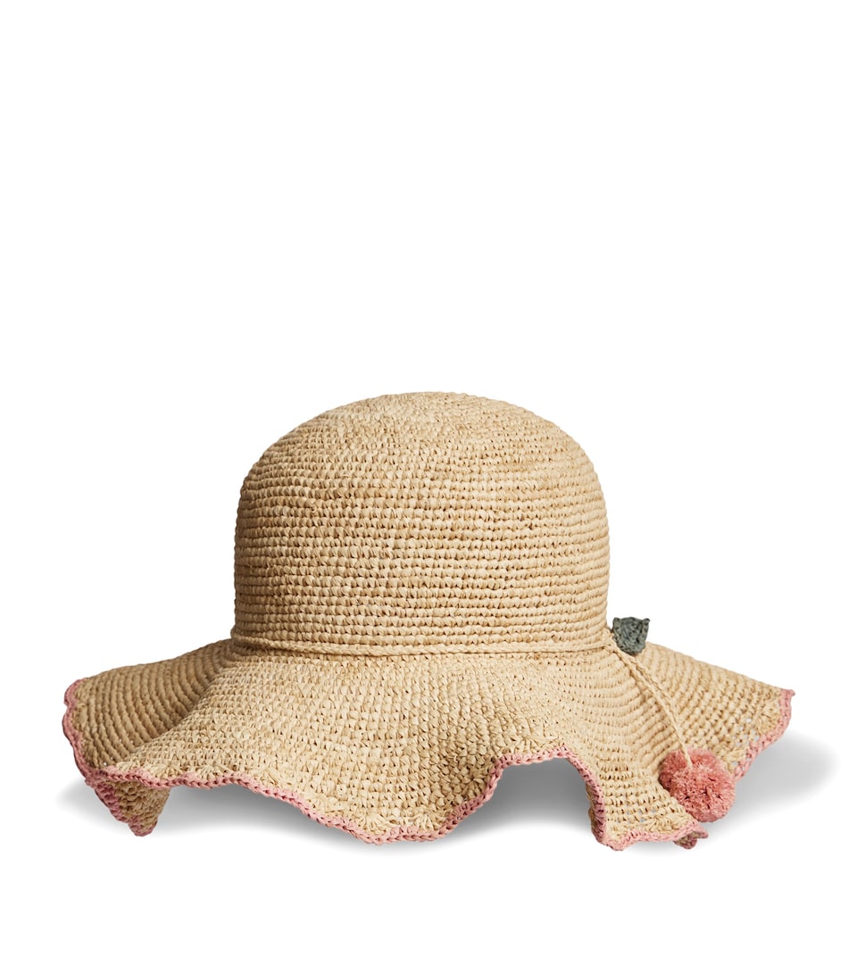 Raffia Cherry Straw Hat