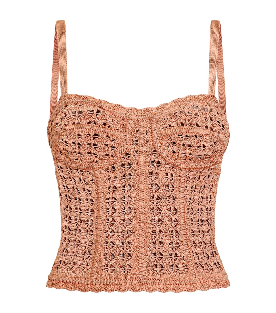 Knitted Bustier Top