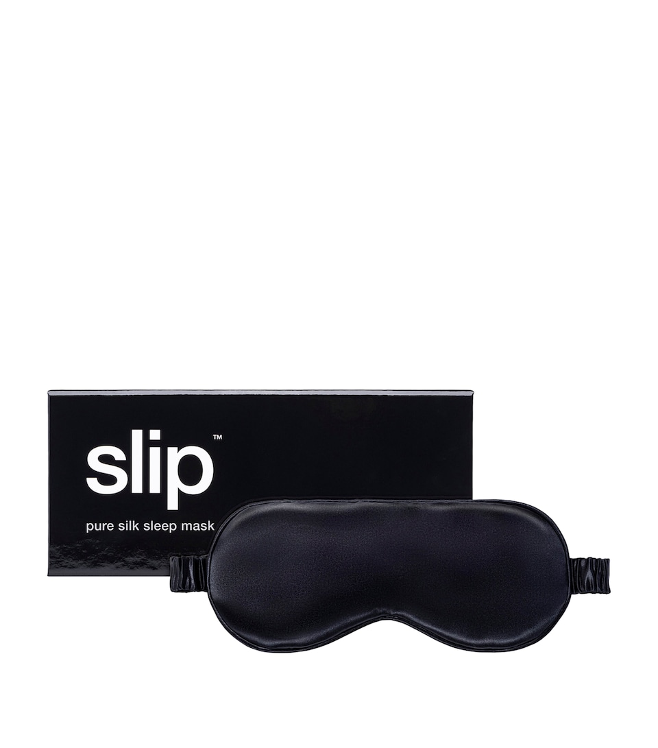 Slip Womens Silk Sleep Mask Black