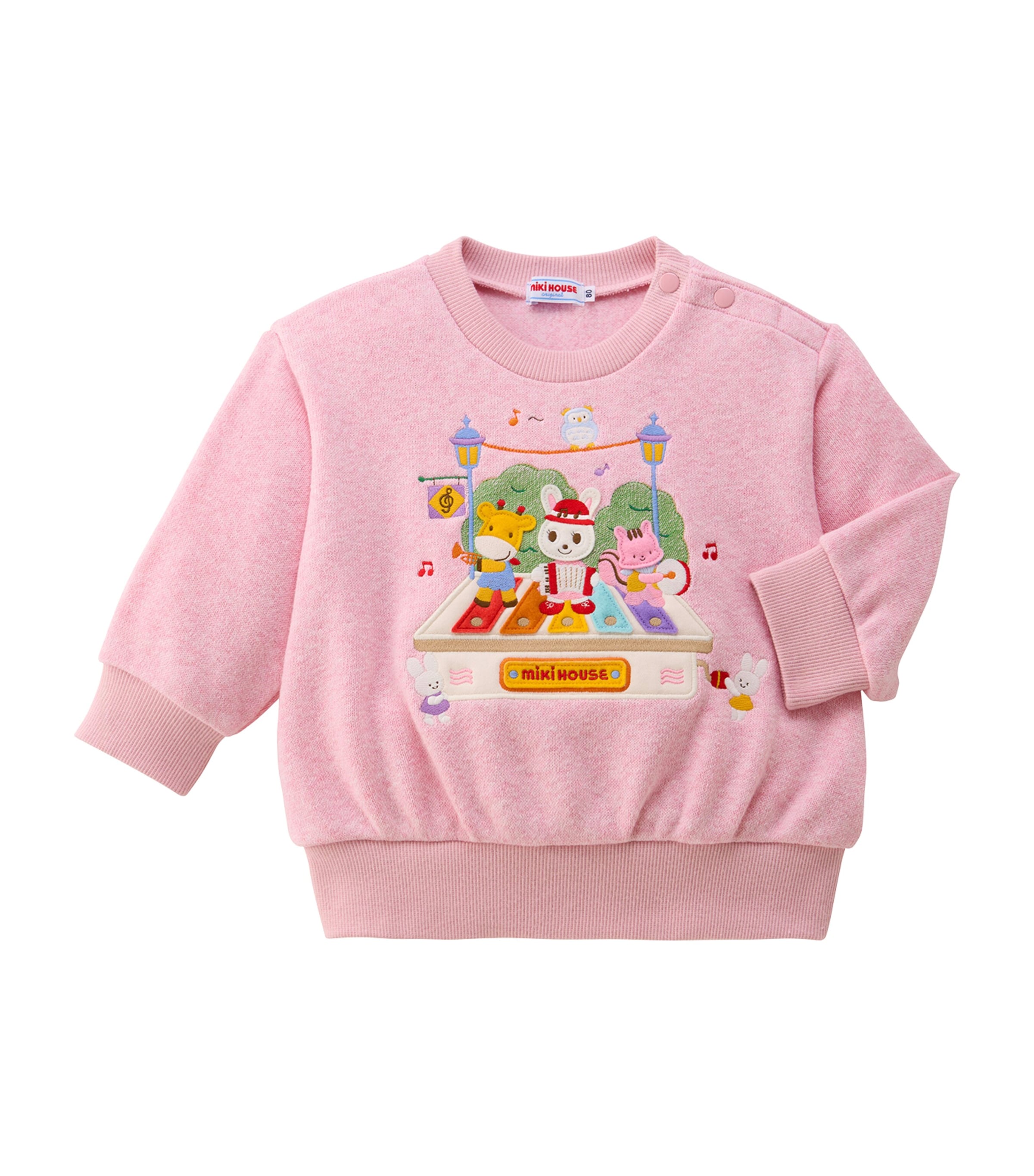 Miki House Embroidered Musical Sweatshirt (12 Months - 4 Years)