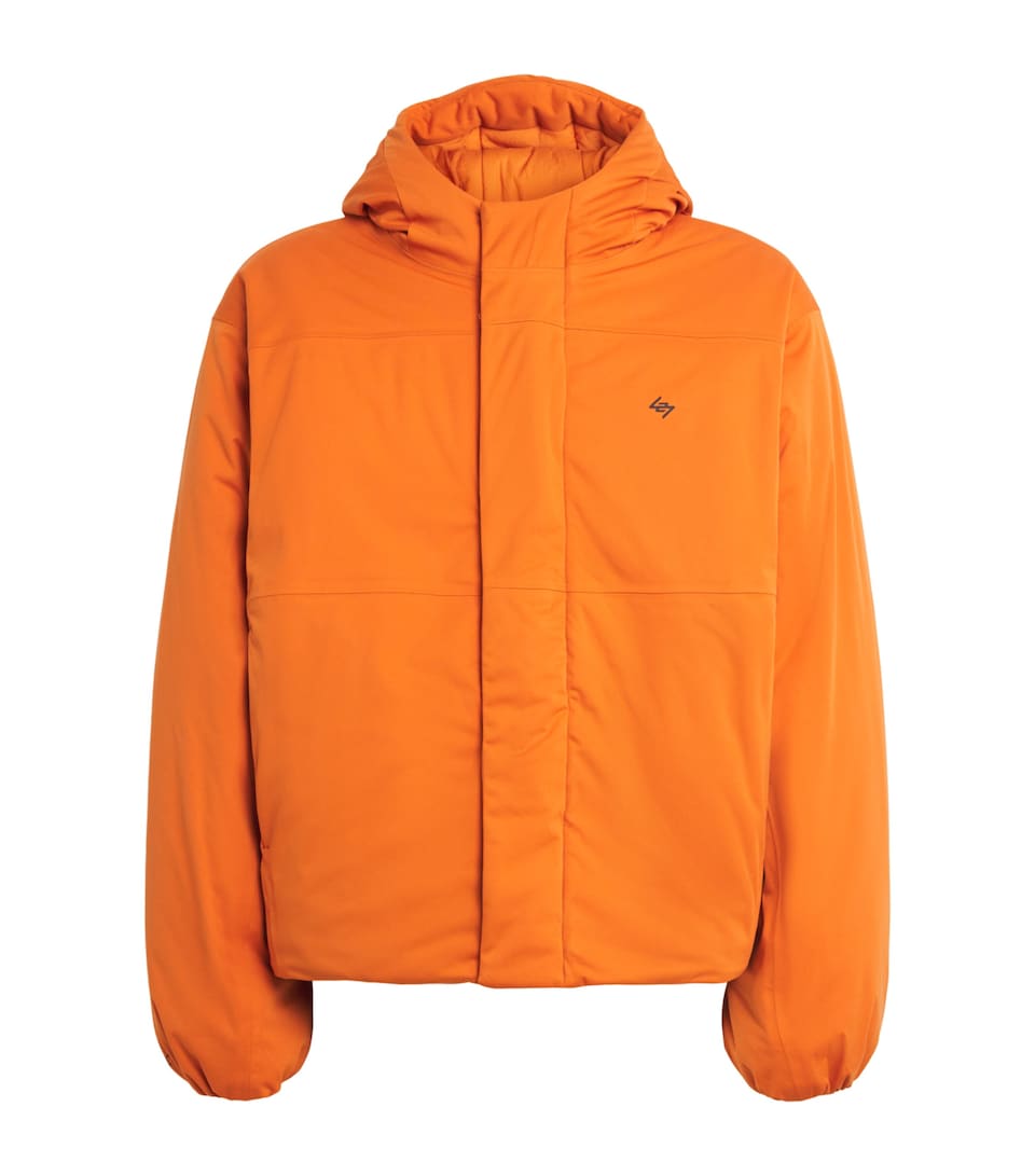 Represent 247 Mens 247 Power Shield Puffer Jacket Rust