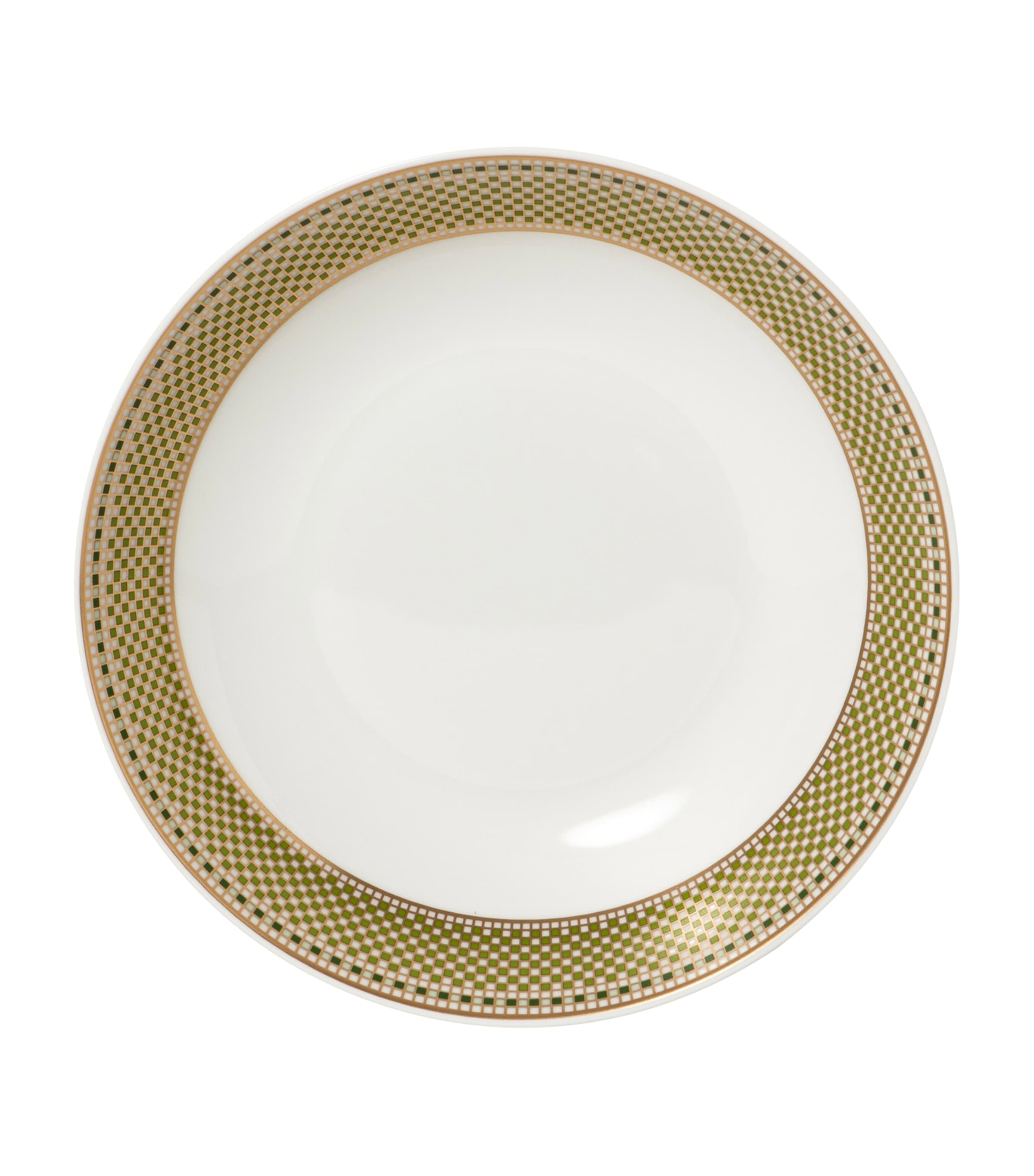 Bernardaud Augusta Coupe Soup Bowl (19cm) Or Et Vert