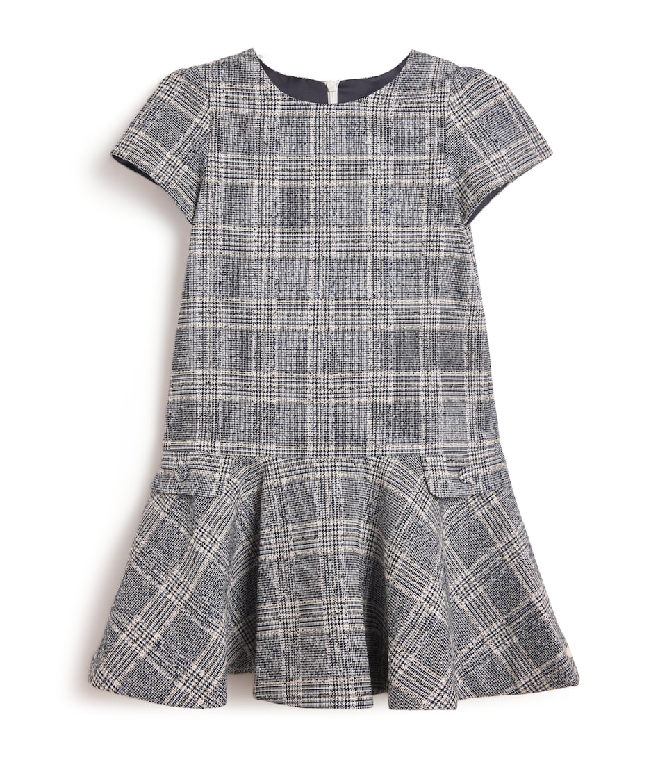 Tweed Short-Sleeve Dress (2-12 Years)