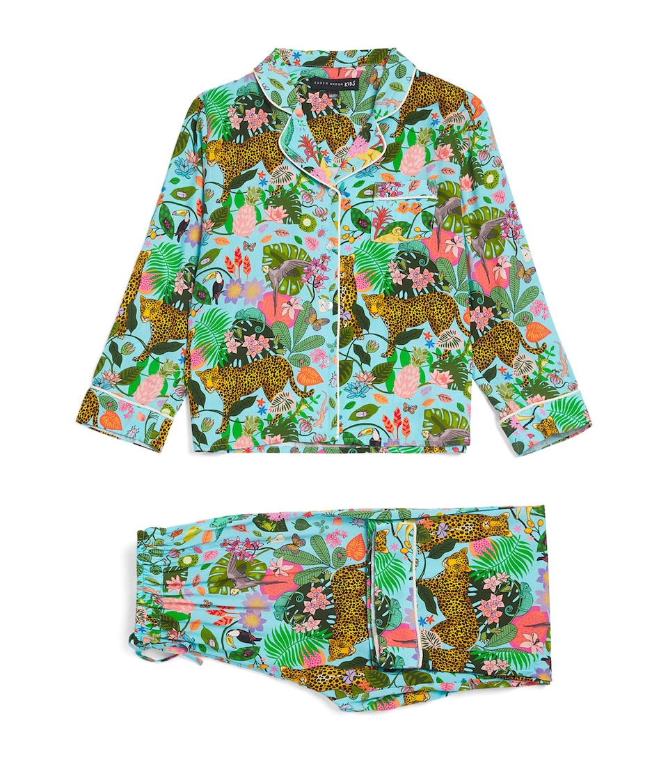 Tropical Print Pyjama Set (2-13 Years)