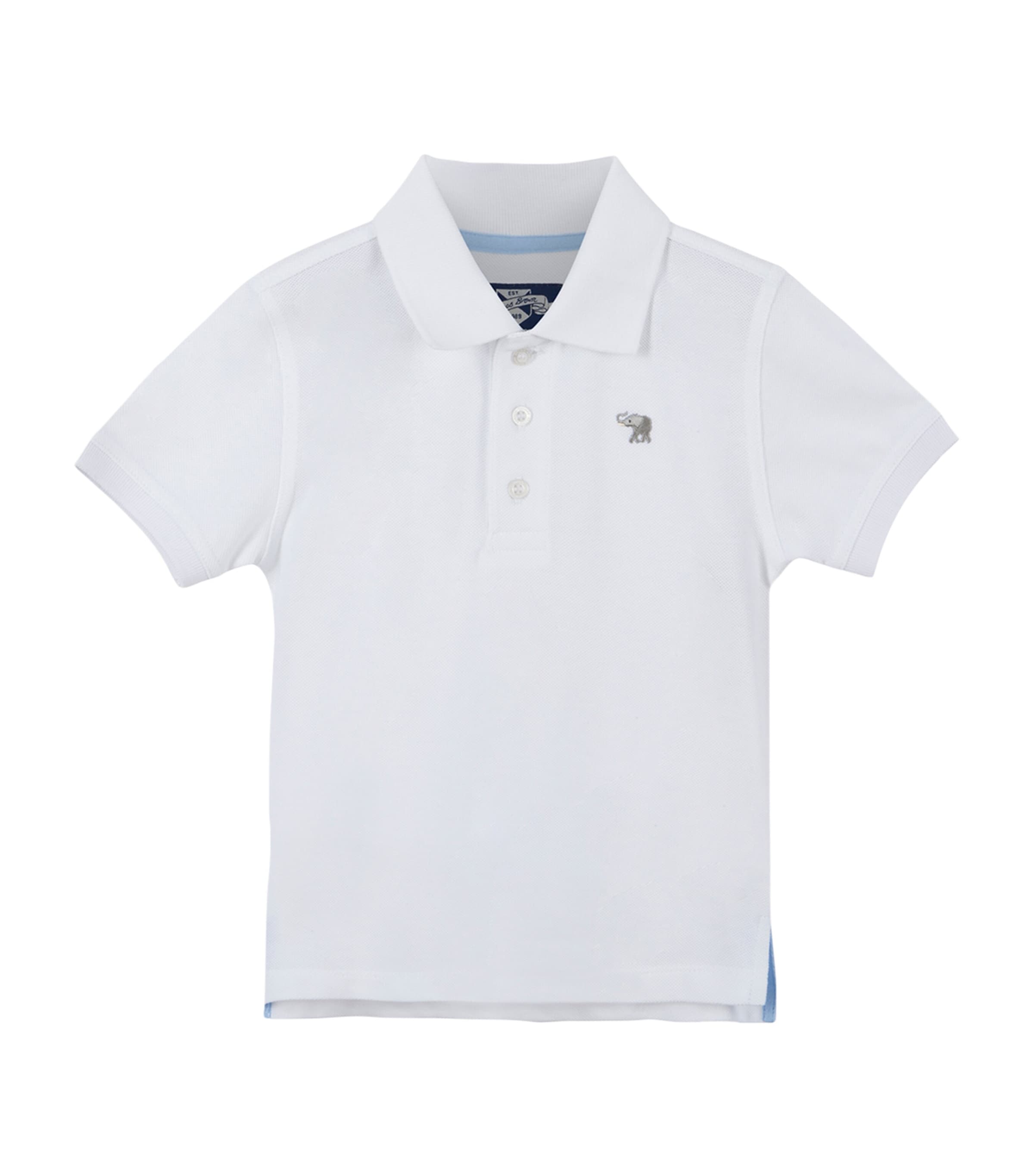 Trotters Harry Polo Shirt (6-11 Years) White