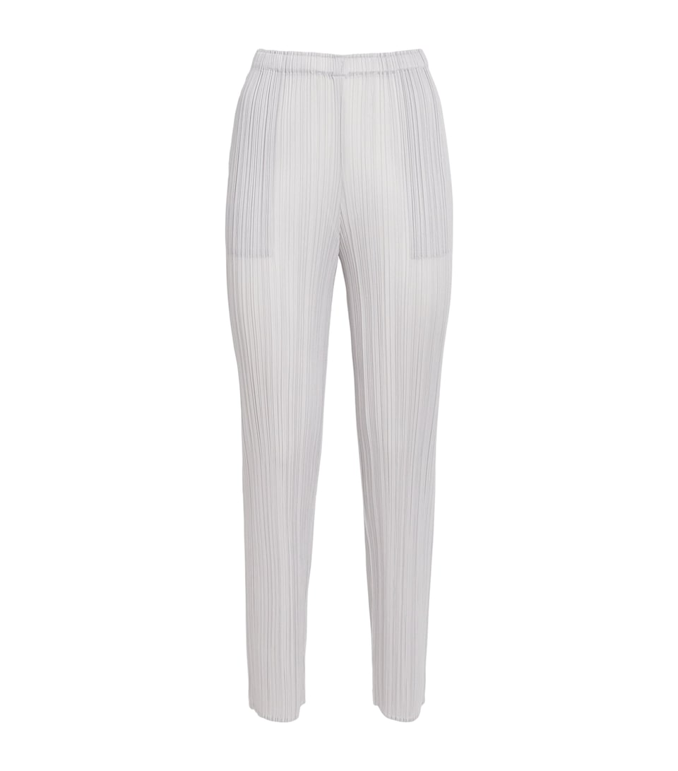 Pleats Please Issey Miyake Womens Basics Slim Trousers