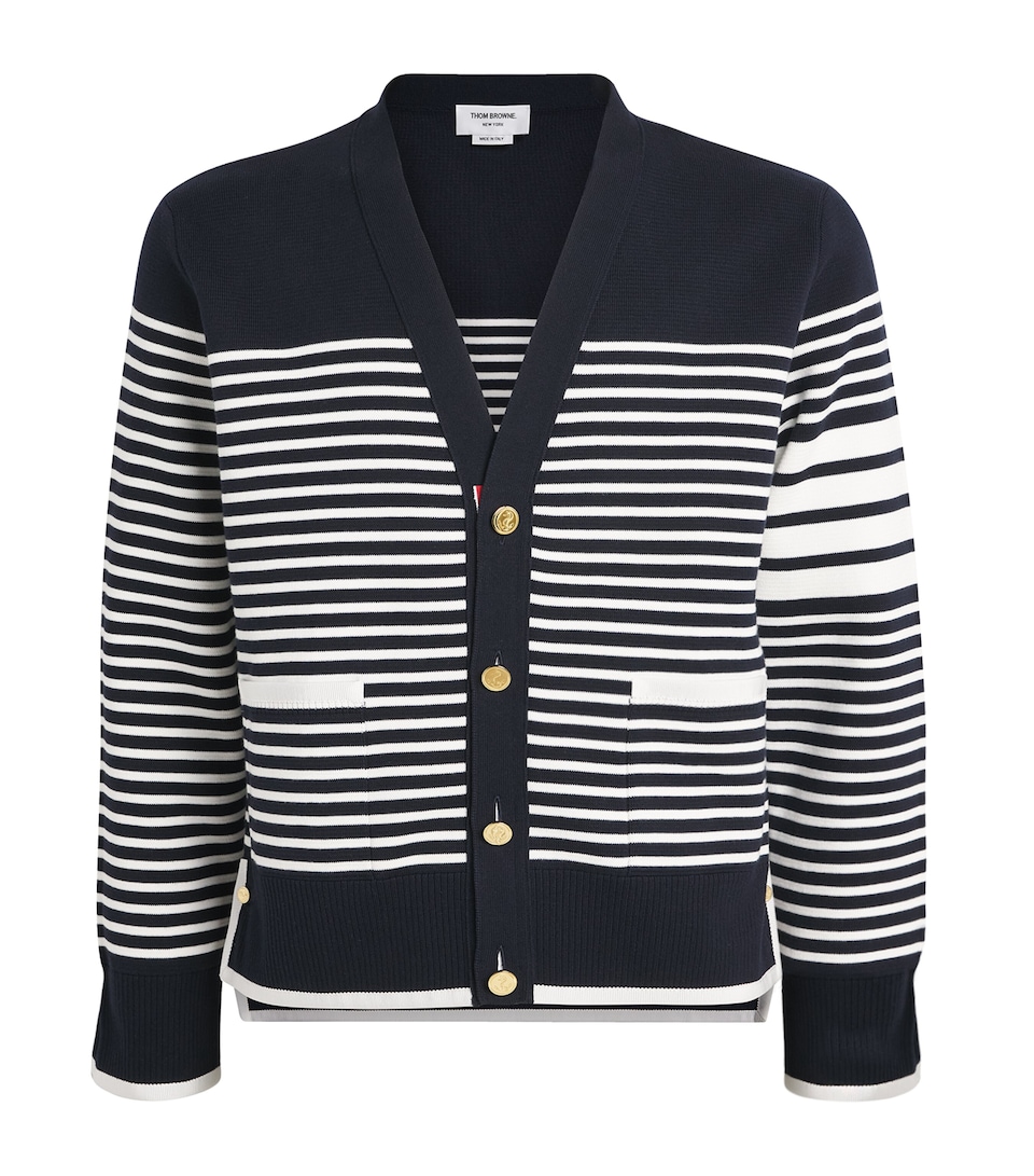 Cotton Stripe Cardigan