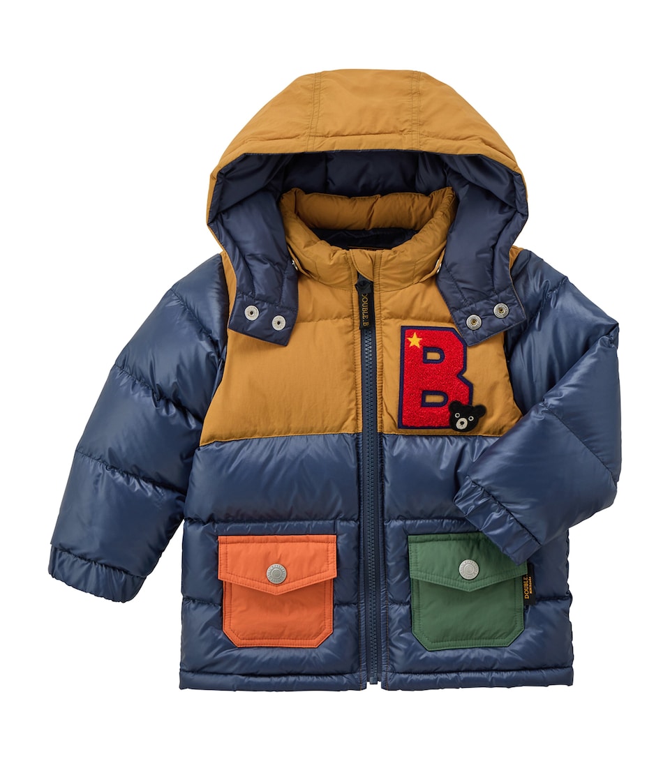 Miki House Down Double B Puffer Jacket (2-7 Years)