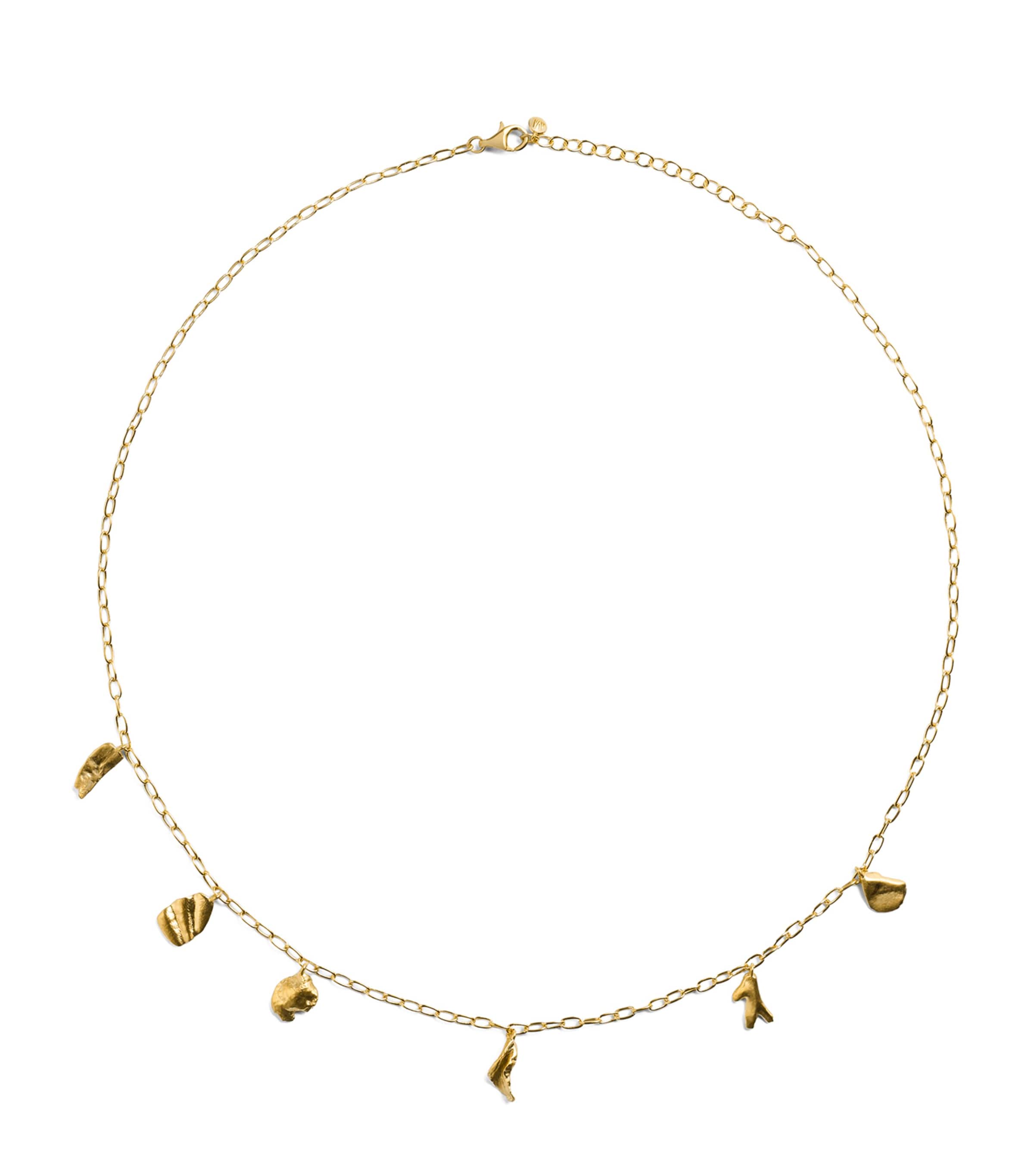 Monica Vinader Gold Vermeil Fragments Asymmetric Necklace Gold