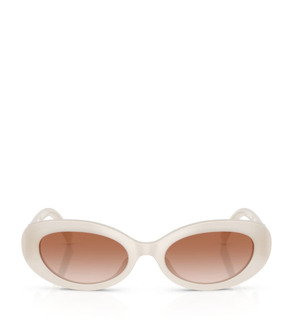 Dolce&Gabbana Oval Sunglasses White