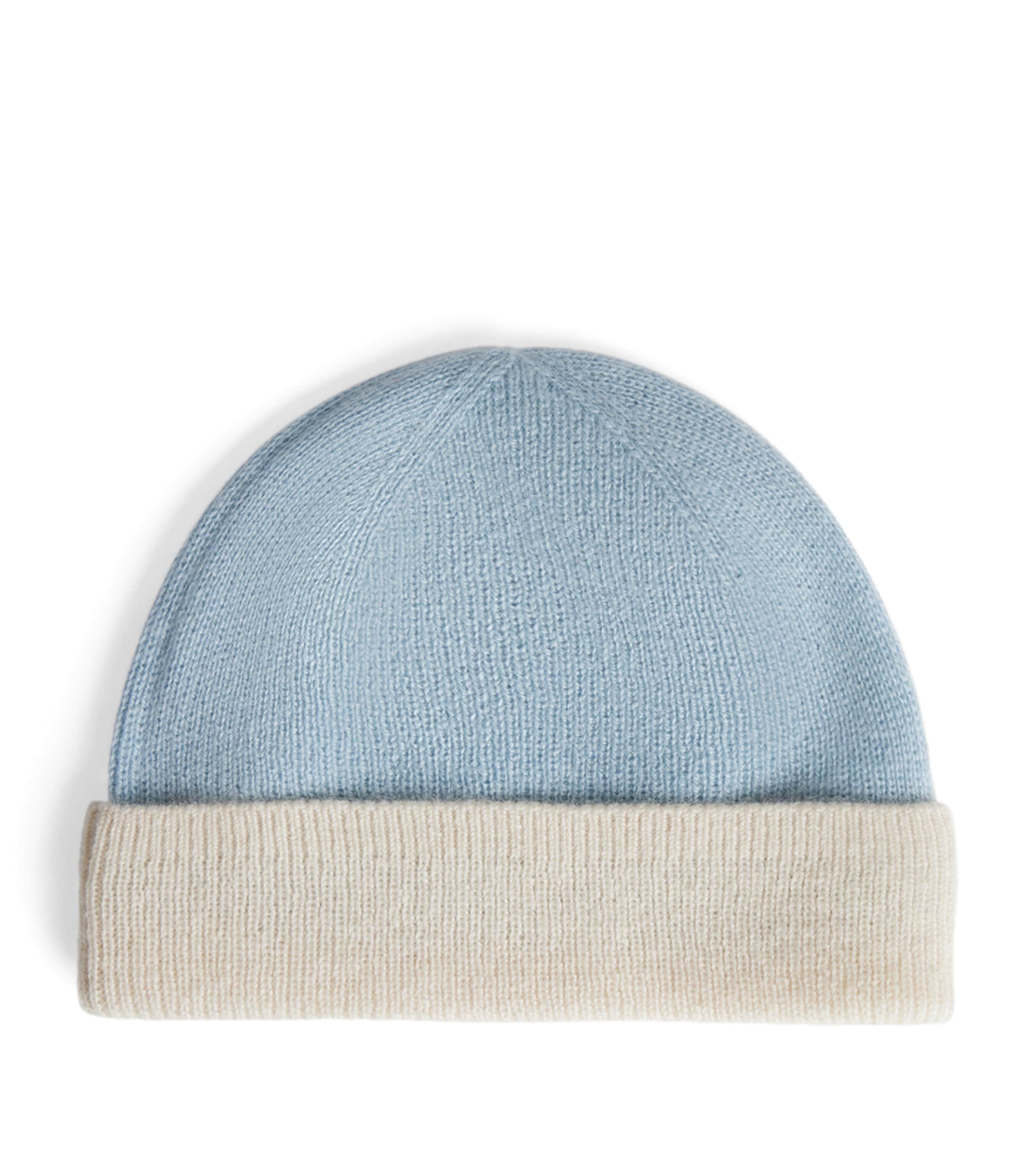 Bonpoint Cashmere Beanie Rayures Ciel