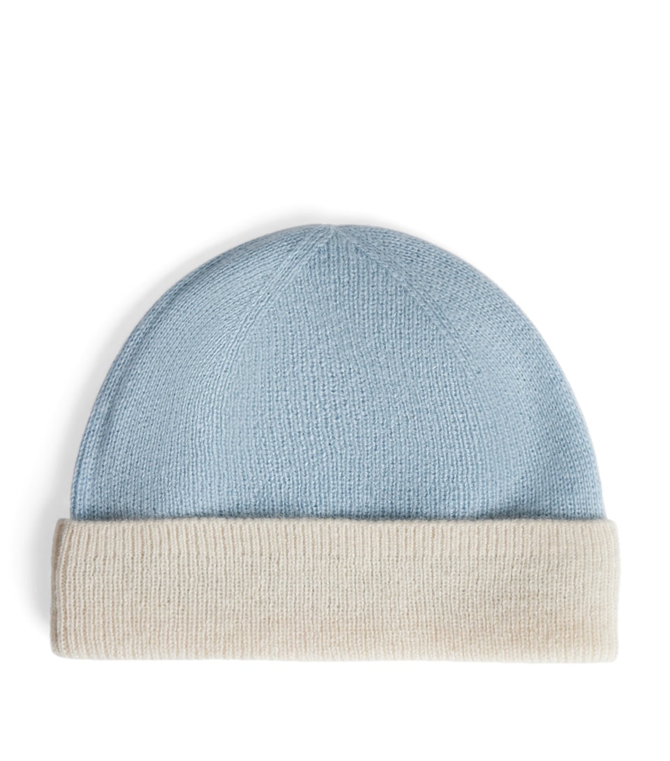 Bonpoint Cashmere Beanie Rayures Ciel