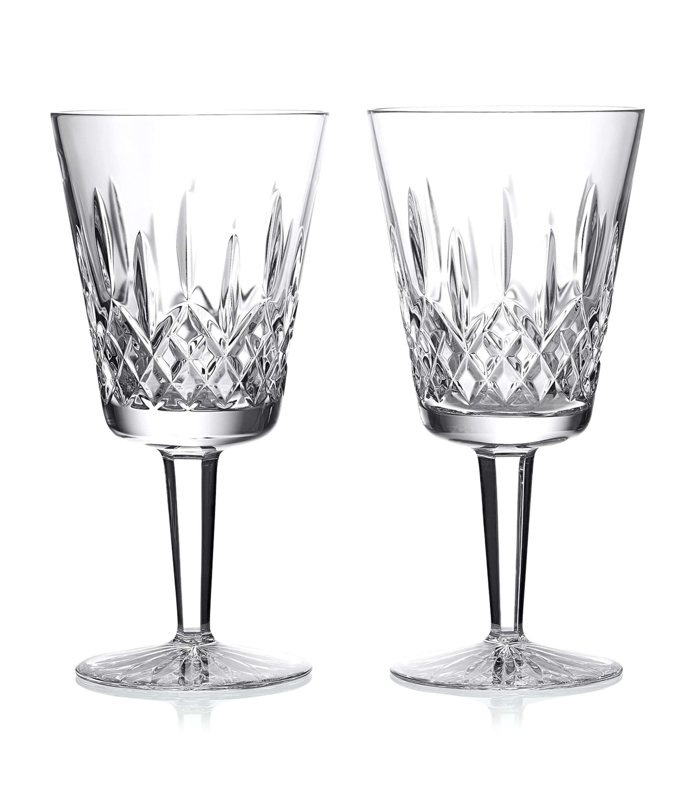 Set of 2 Large Lismore Goblets (410ml)