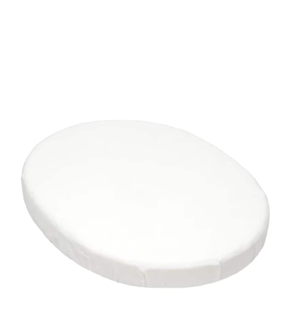 Stokke Mini Organic Cotton Sleepi Bed Fitted Sheet White