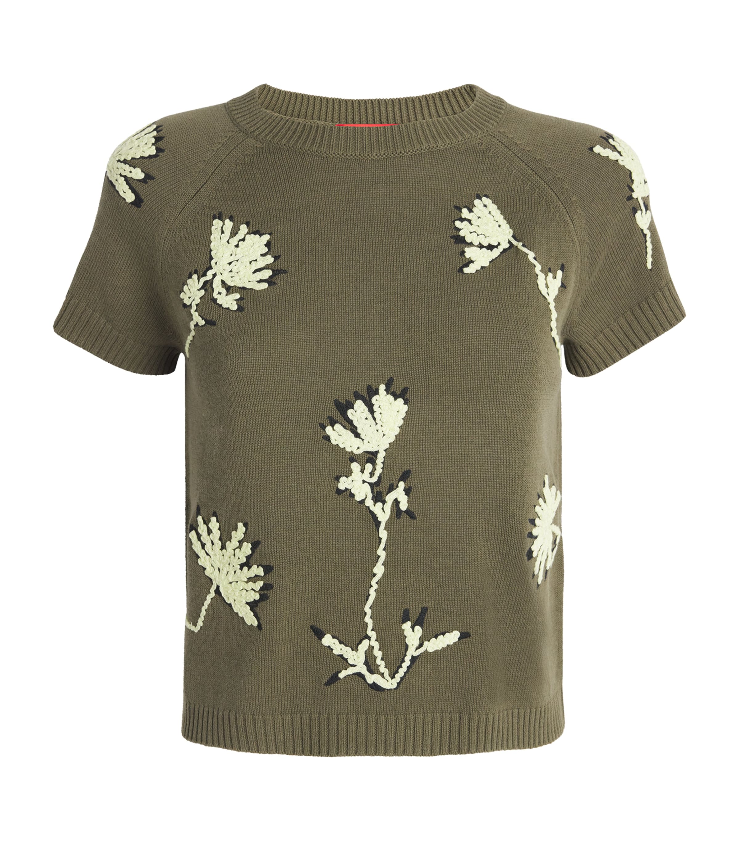 Embroidered Jacquard Sweater