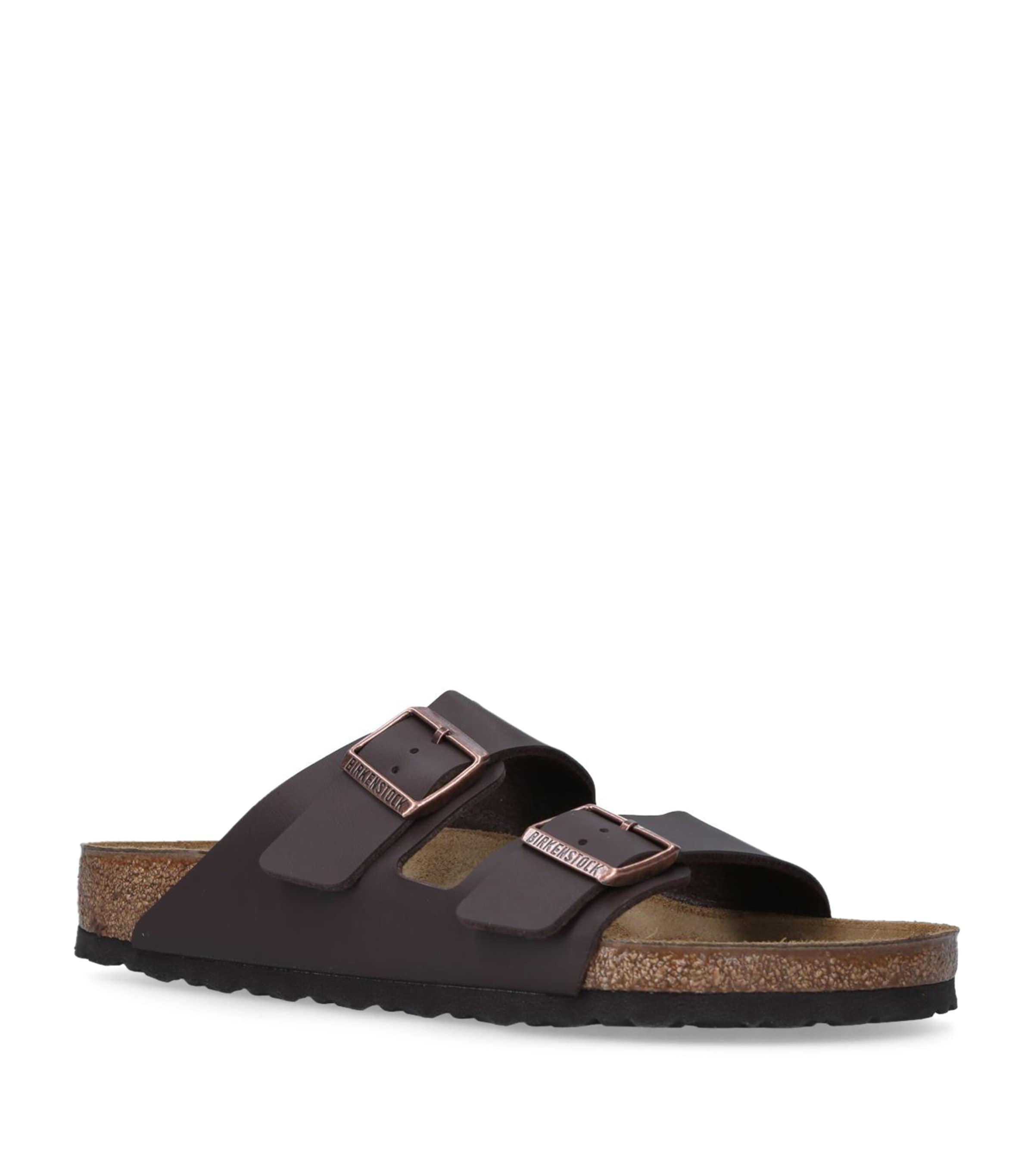 Birkenstock Birko-Flor Arizona Sandals Dark Brown