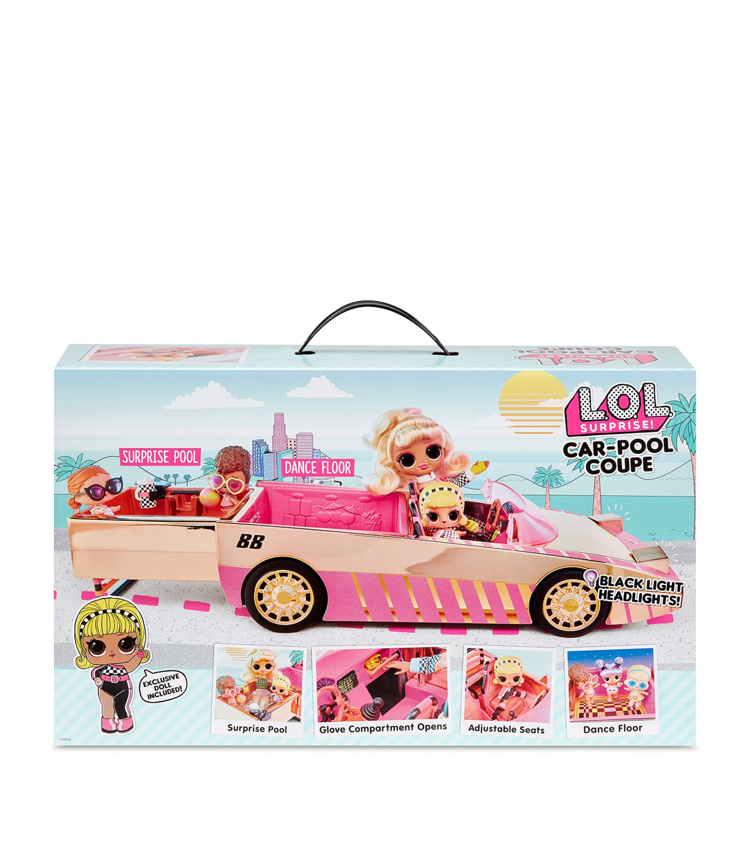 LOL OMG Car-Pool Coupe Playset