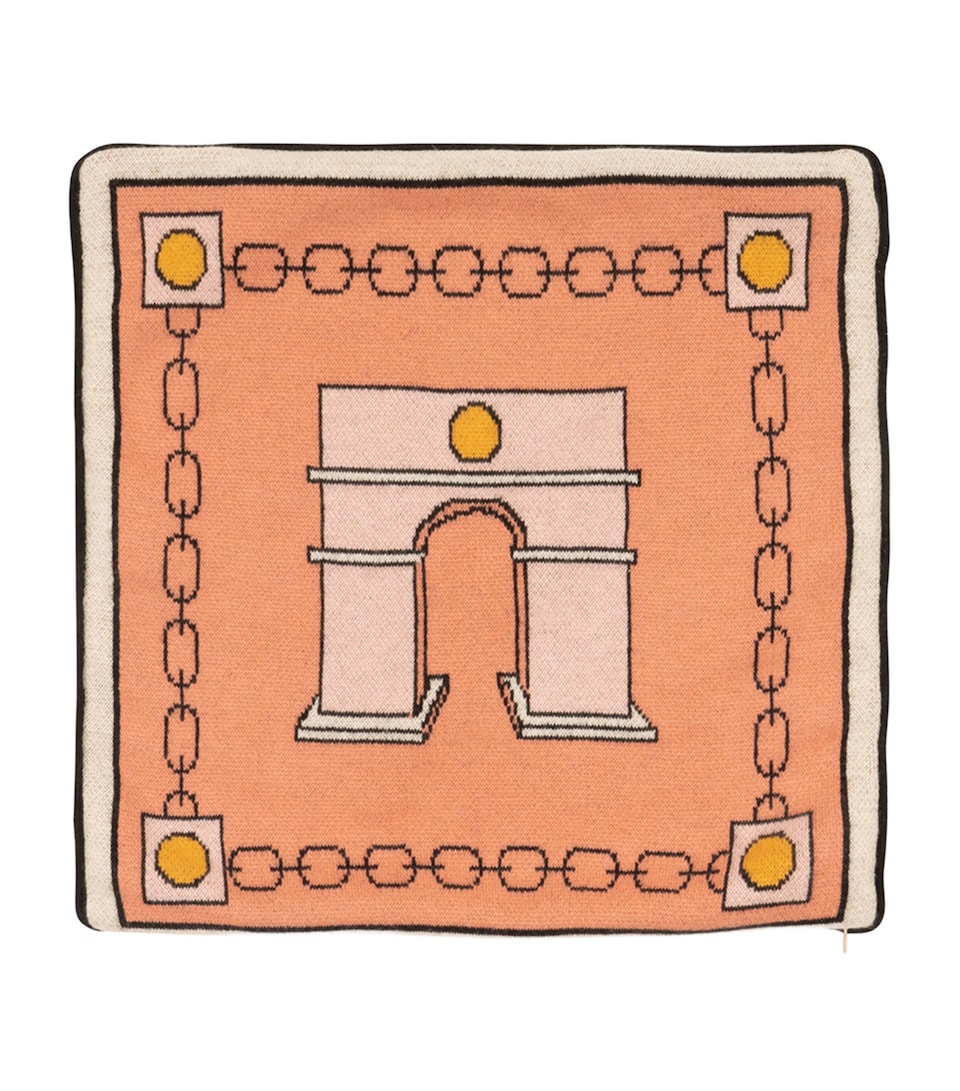 SAVED NY x Damien Nicolas Roux Arch Cushion (50cm x 50cm) Peach