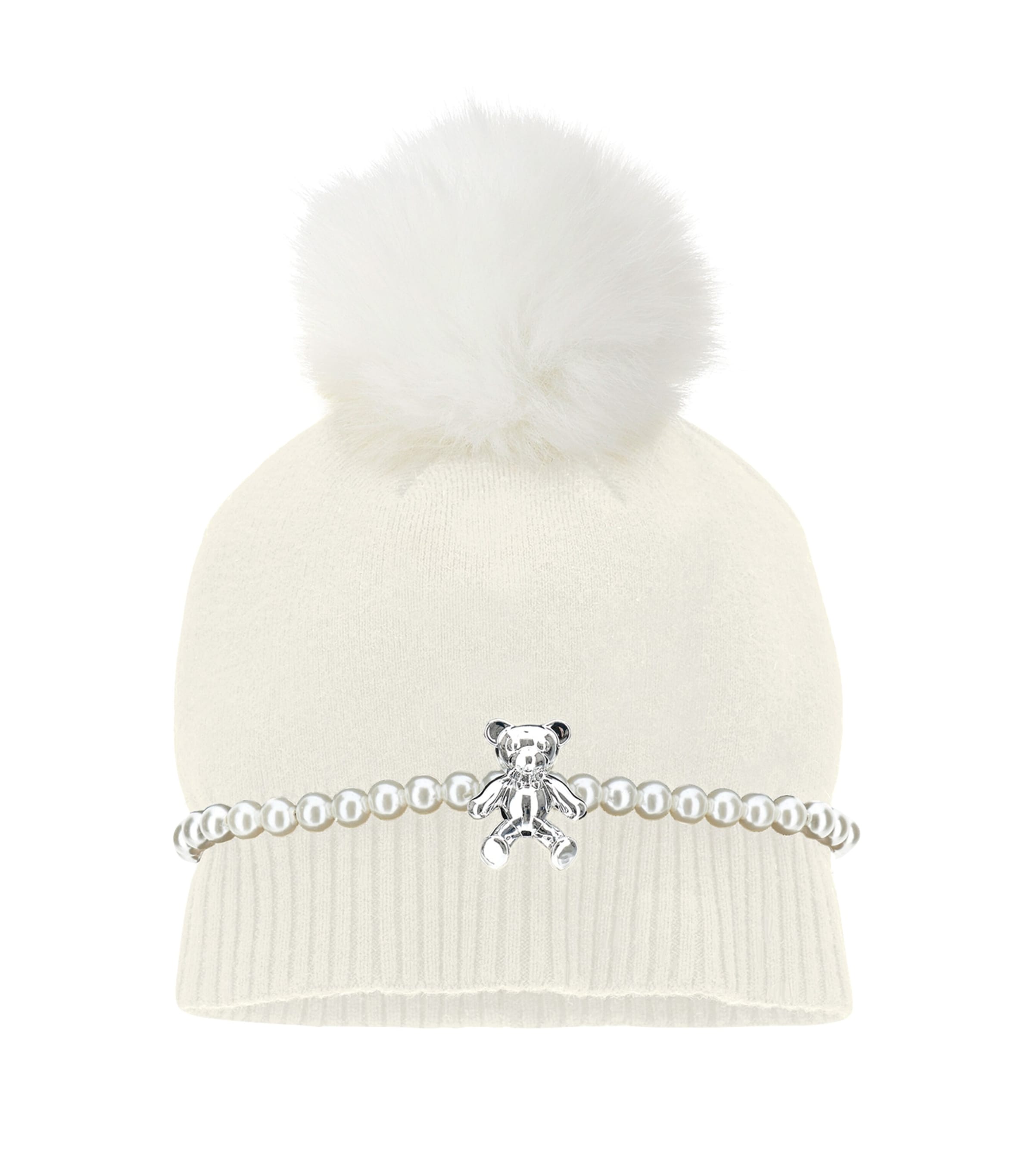 Wool-Cotton Embellished Beanie