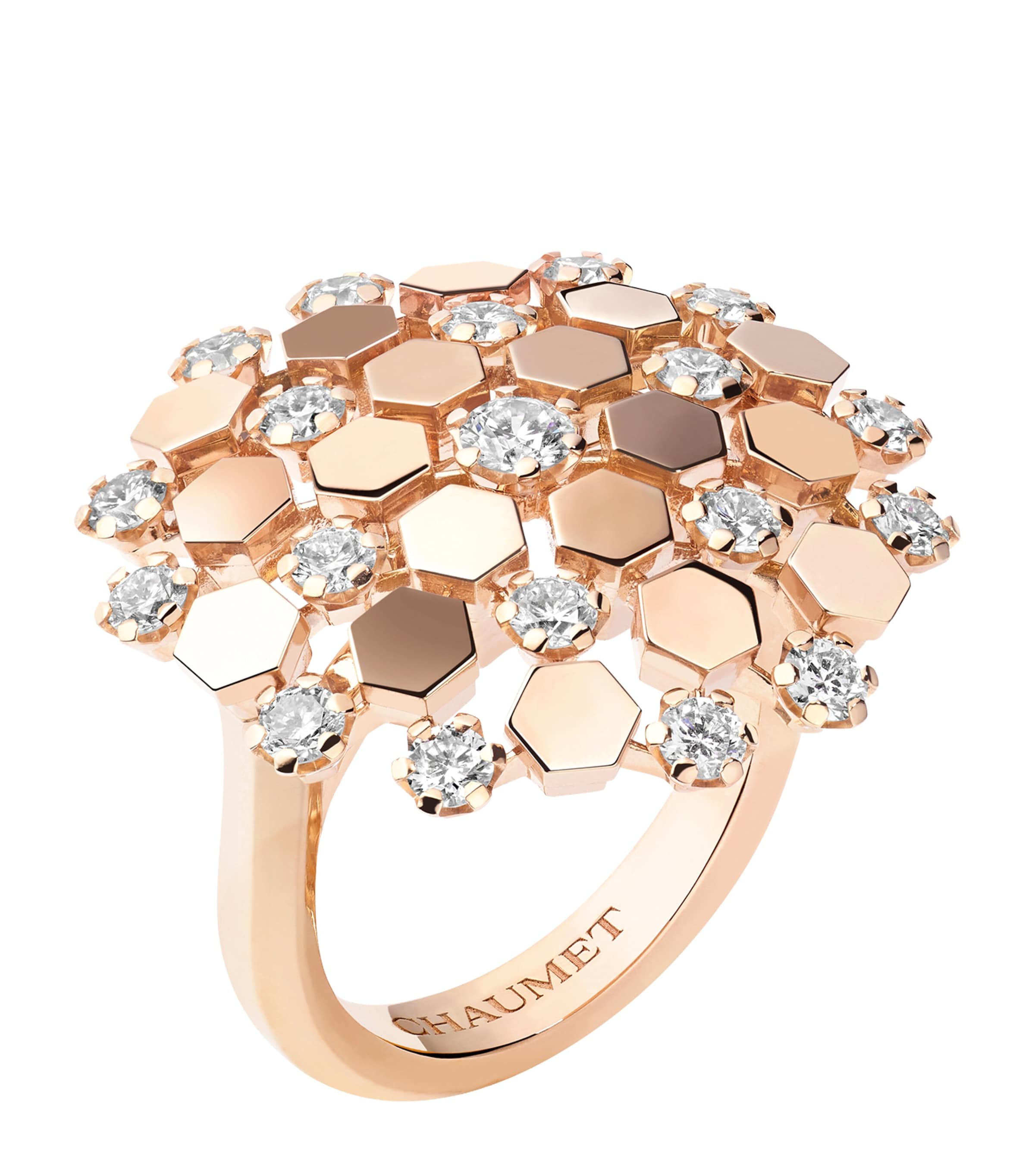 Rose Gold and Diamond Bee de Chaumet Ring