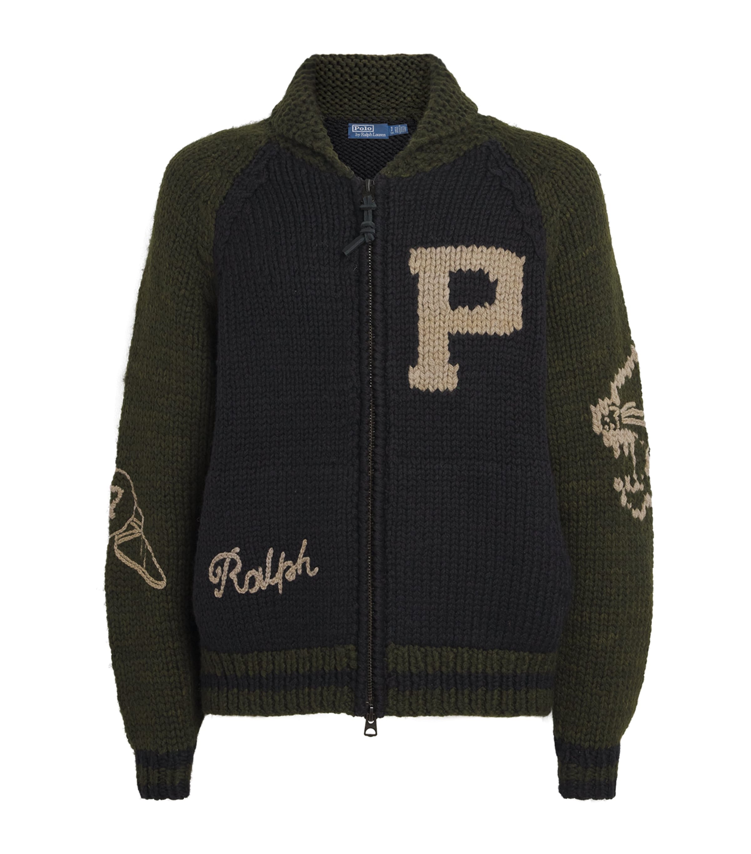 Wool Varsity Cardigan