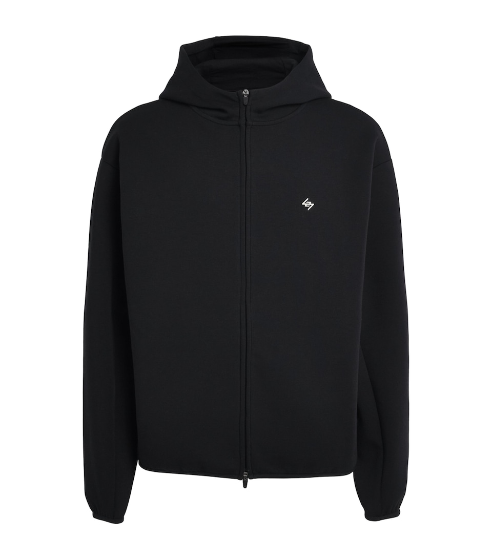 Represent 247 Mens 247 Numbers Zip-Up Hoodie Jet Black