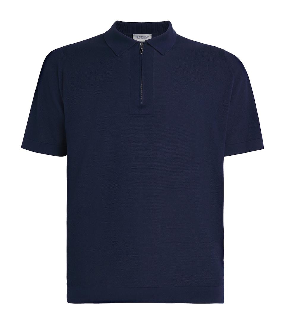 Sea Island Cotton Piqué Roth Polo Shirt