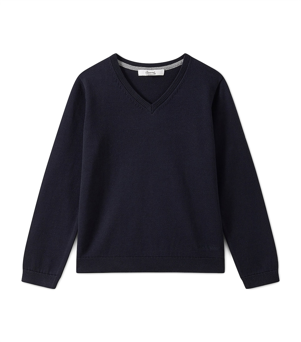 Cotton V-Neck Sweater (10-12 Years)