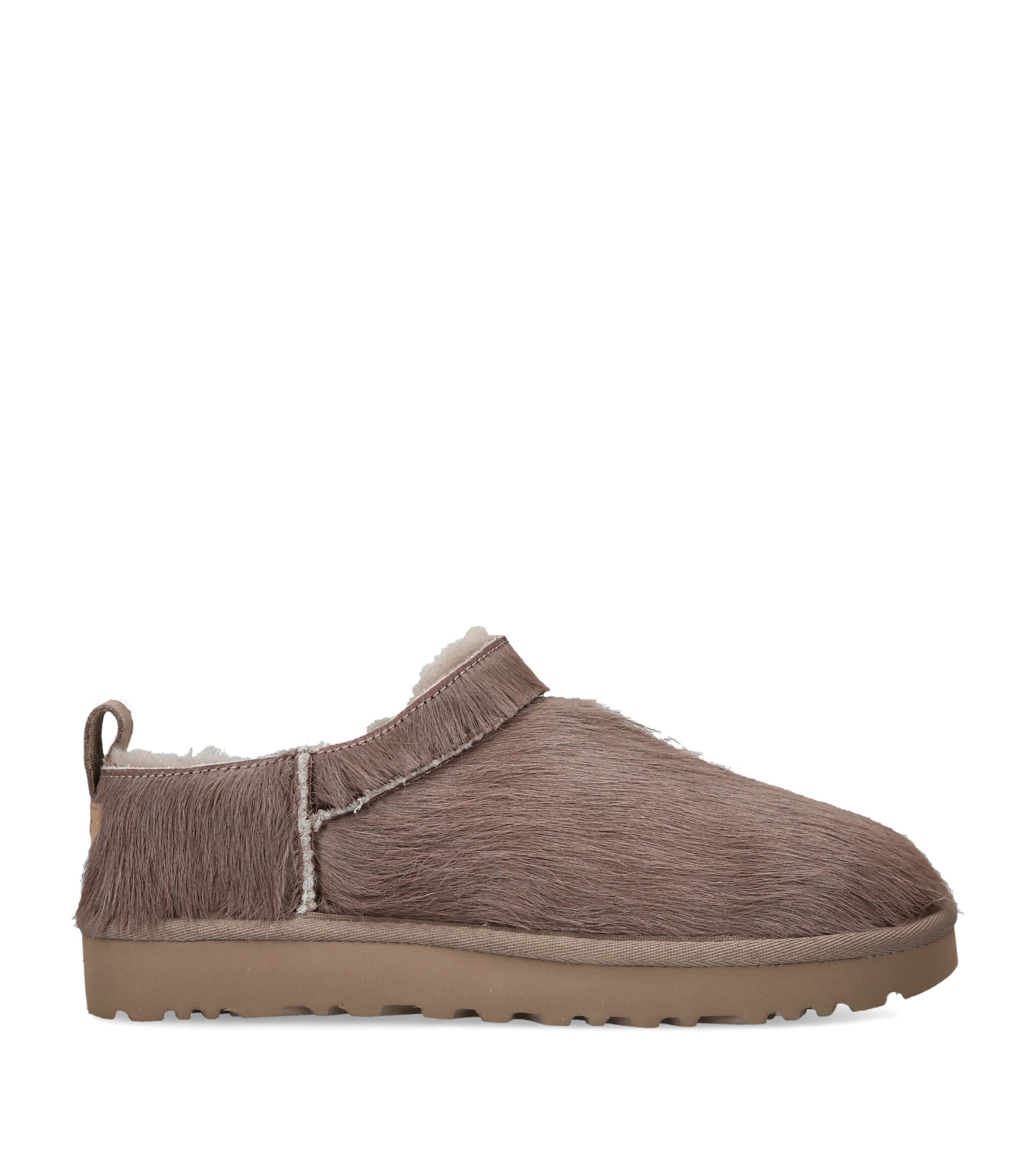 UGG Pony Hair Classic Micro Boots Grey