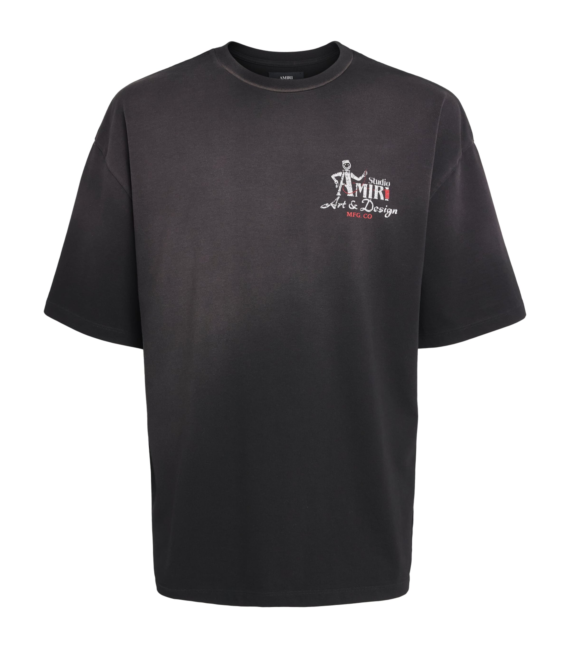 AMIRI Mens Cotton Studio T-Shirt Black